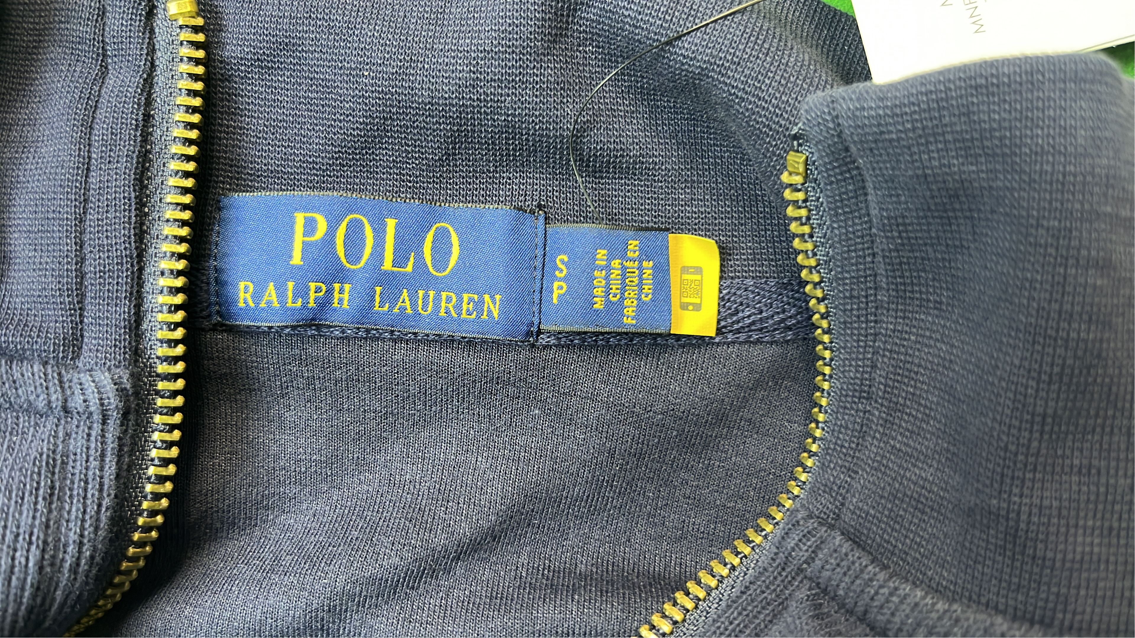 Polo Ralph Lauren Navy Blue Half-Zip Sweater