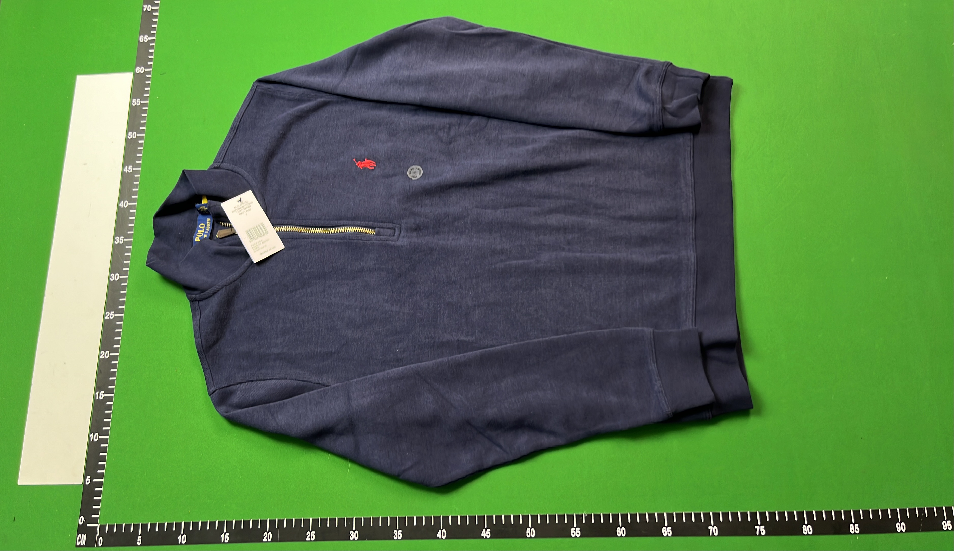 Polo Ralph Lauren Navy Blue Half-Zip Sweater