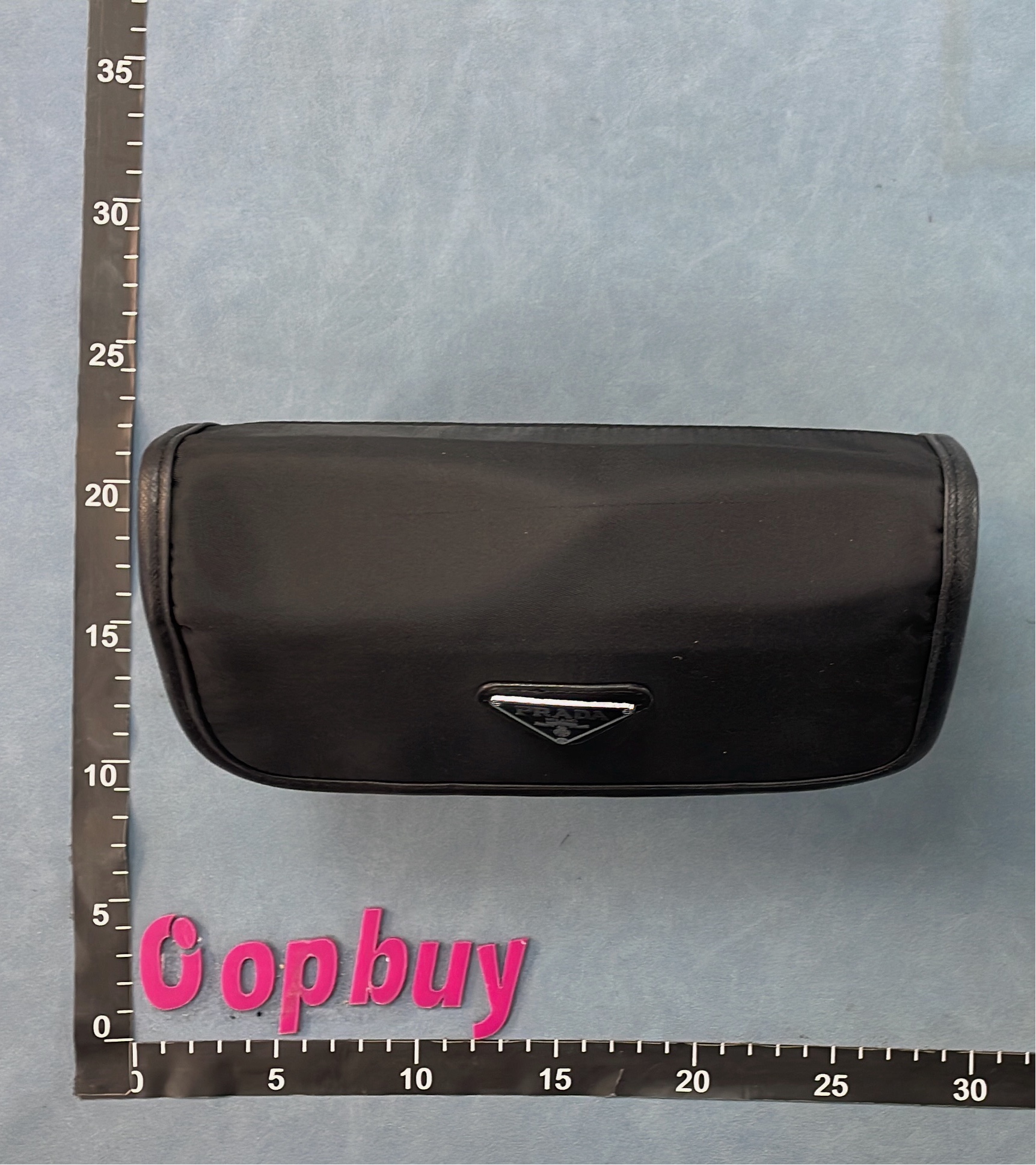 Prada Black Nylon Messenger Bag with Logo