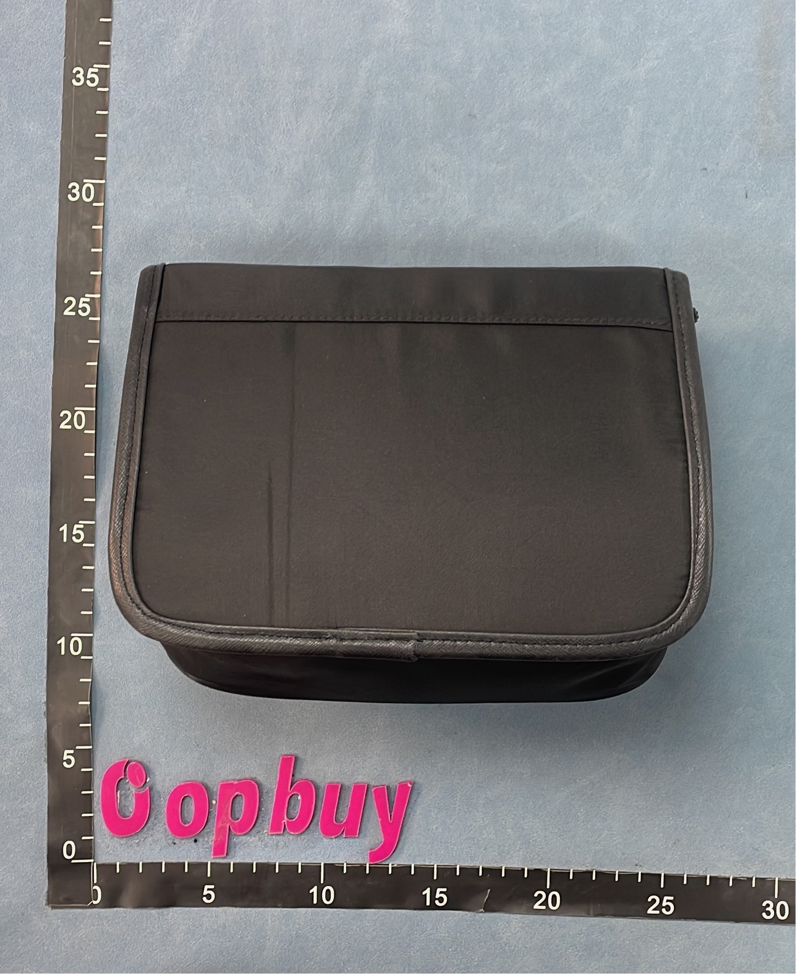 Prada Black Nylon Messenger Bag with Logo