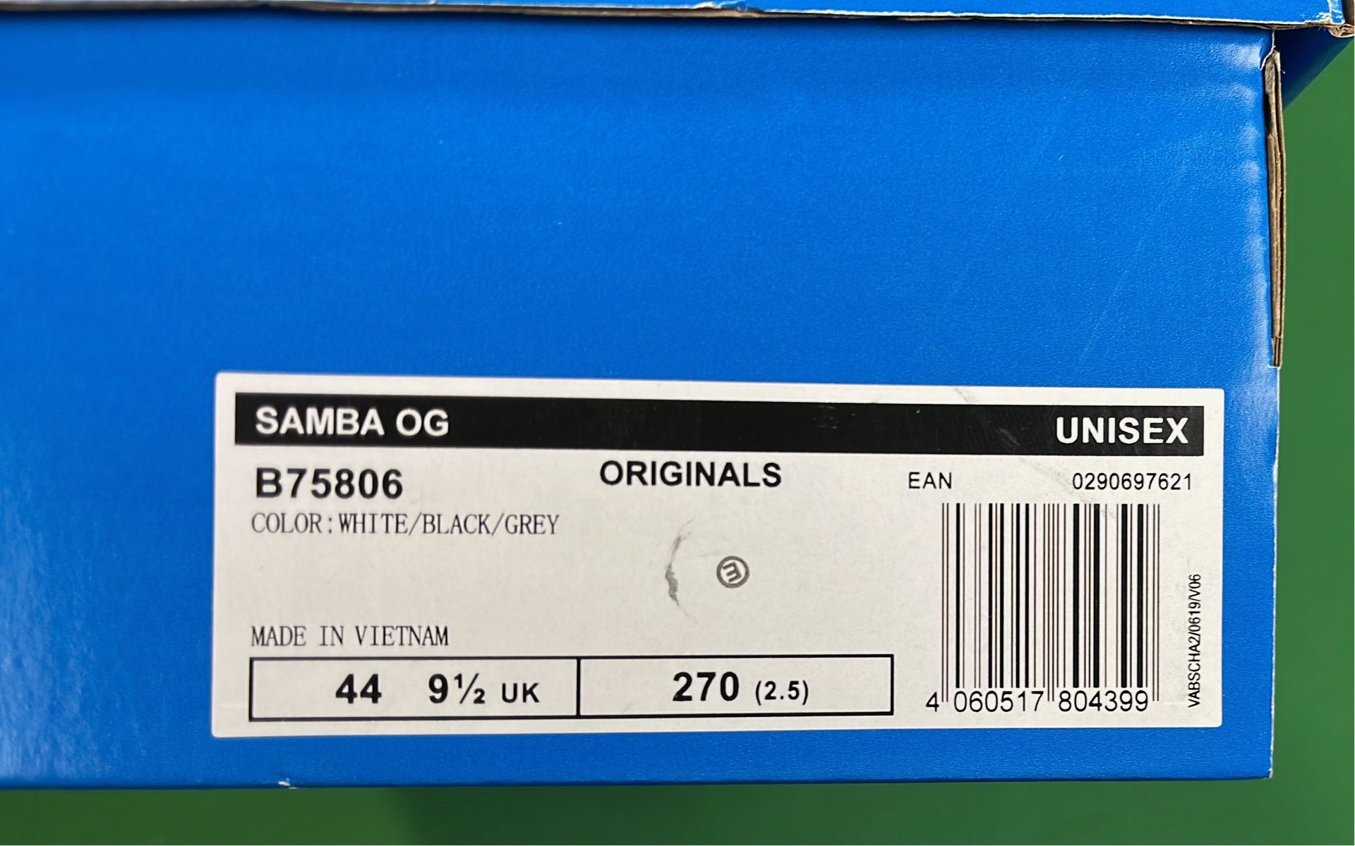 Adidas Samba Classic Black White Sneakers