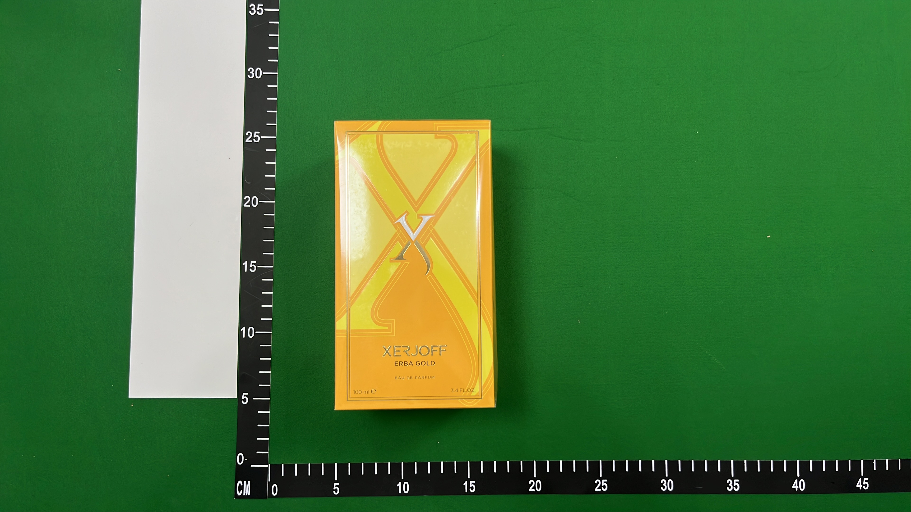 COR Eau de Parfum - Luxurious Yellow Perfume Bottle with Gold Cap