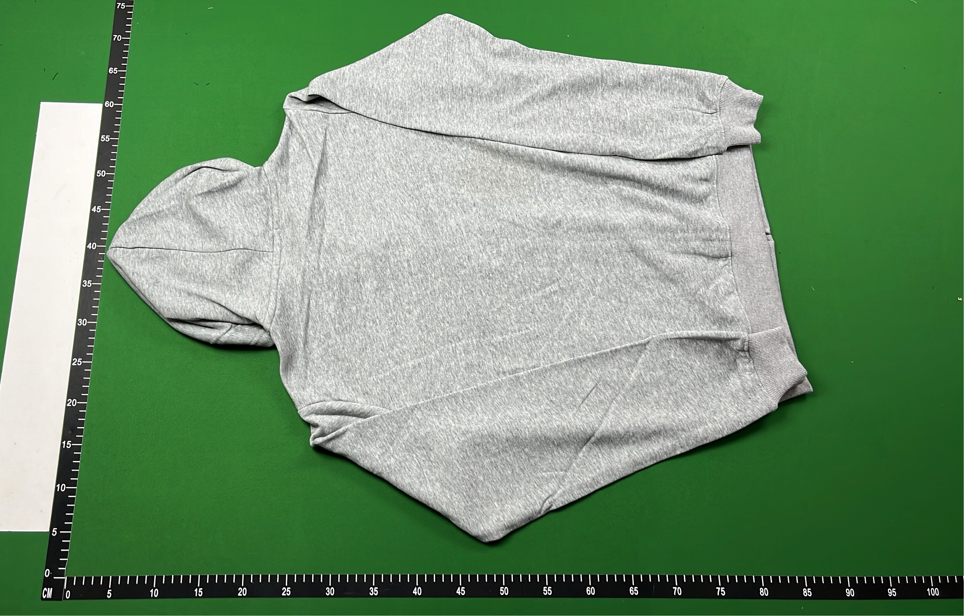 Men's Gray Zip-Up Hoodie with Polo Logo