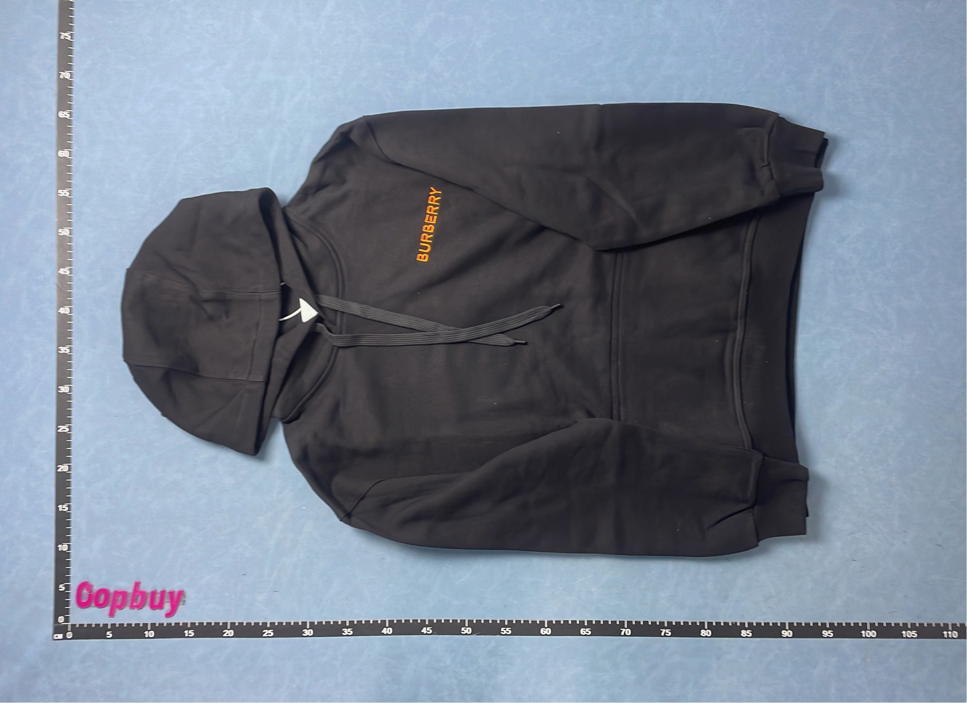 Burberry Orange Hoodie Sweatshirt