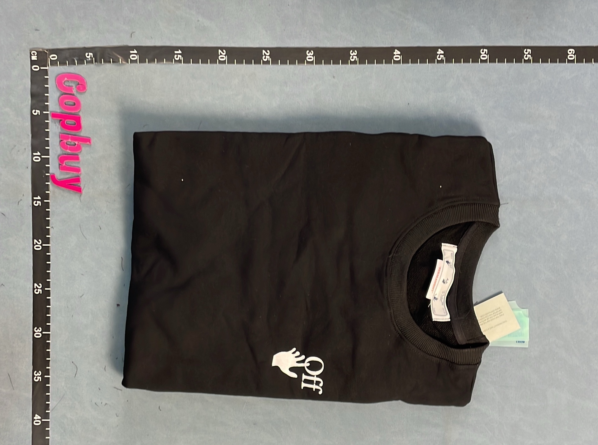 Off-White Black Sweatshirt with Dripping X Logo