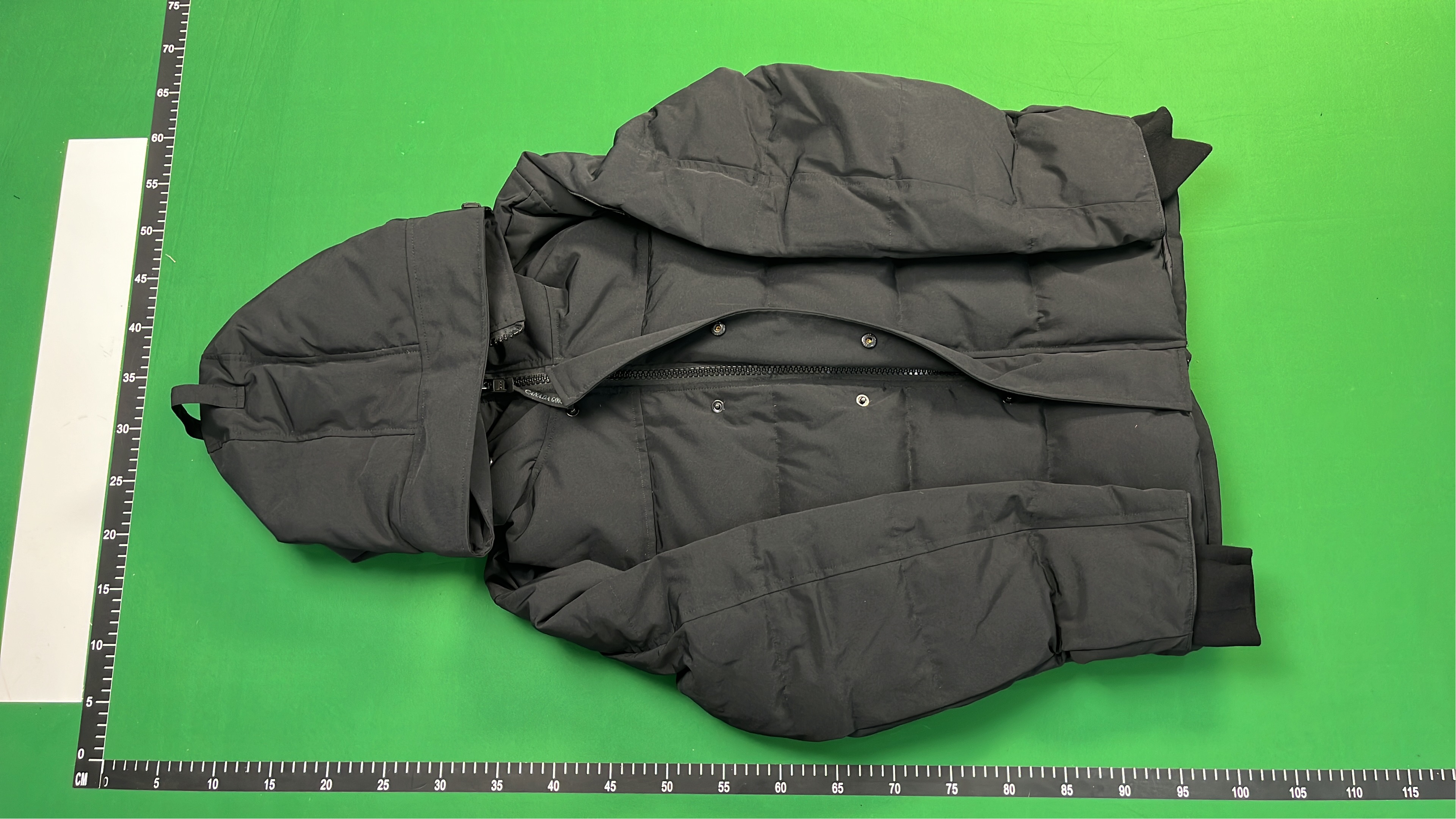 Men's Navy Blue Puffer Jacket with Hood