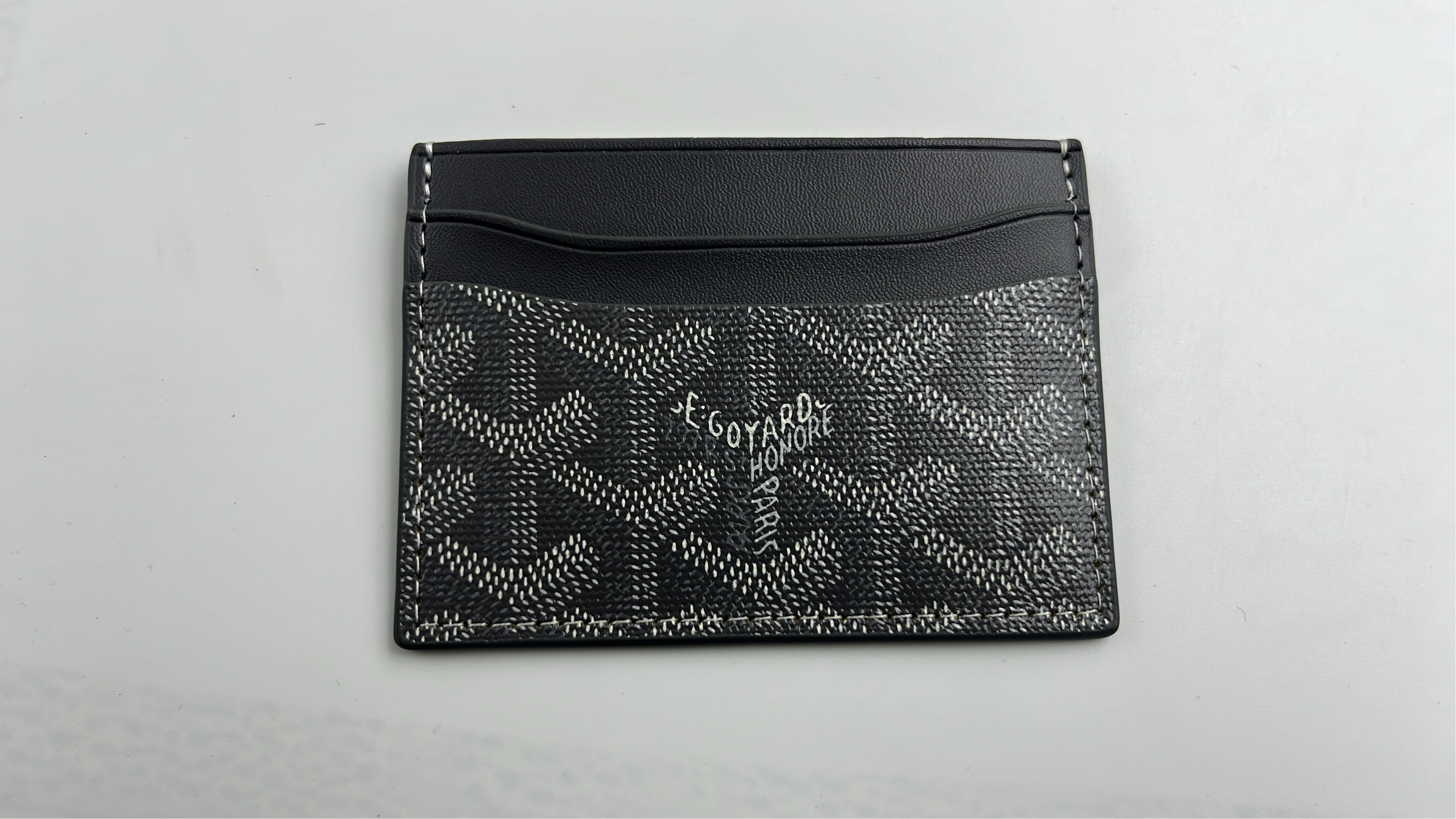 Goyard Card Holder with Signature Monogram Pattern