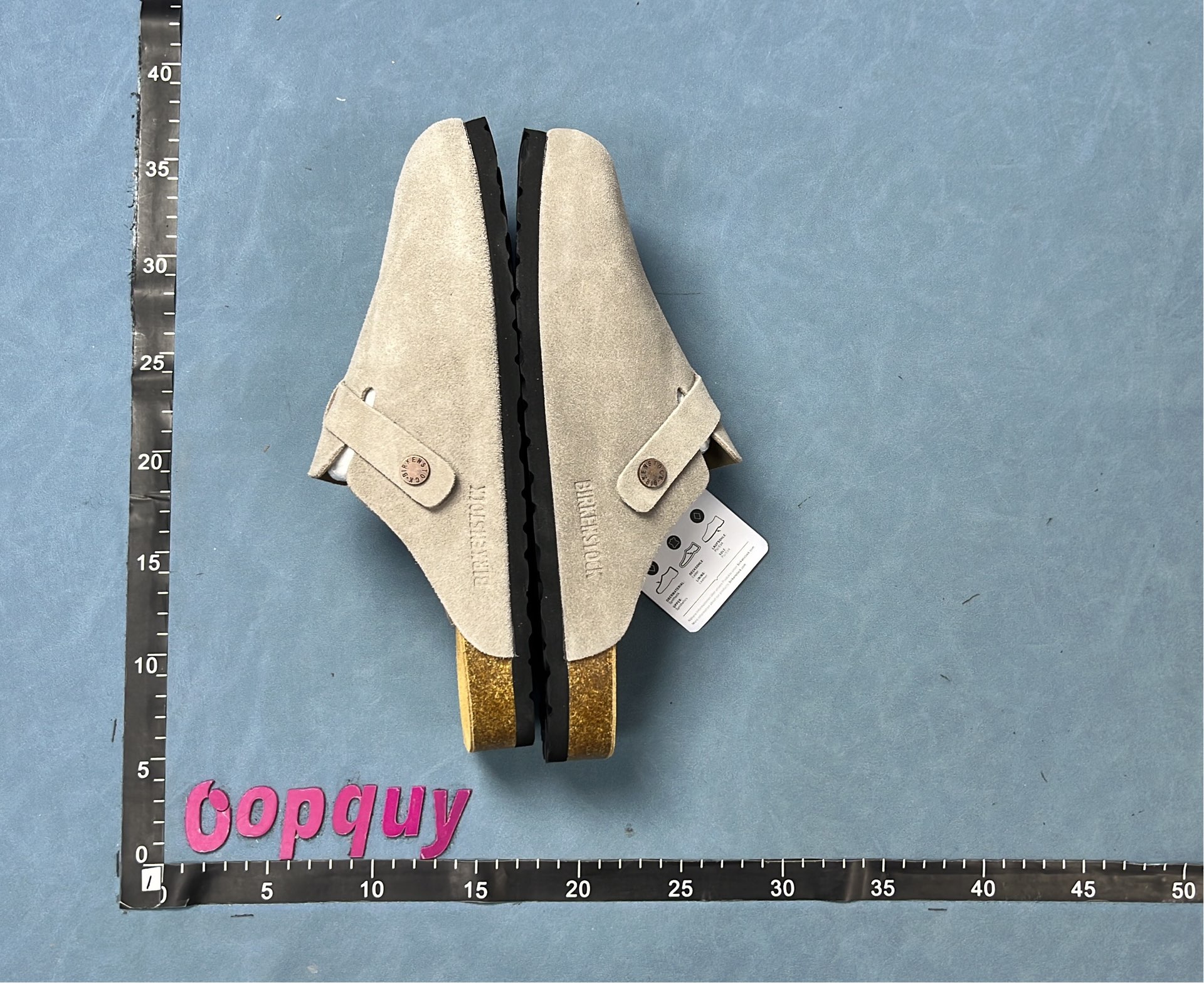 Olive Green Suede Birkenstock Clogs with Faux Fur Lining