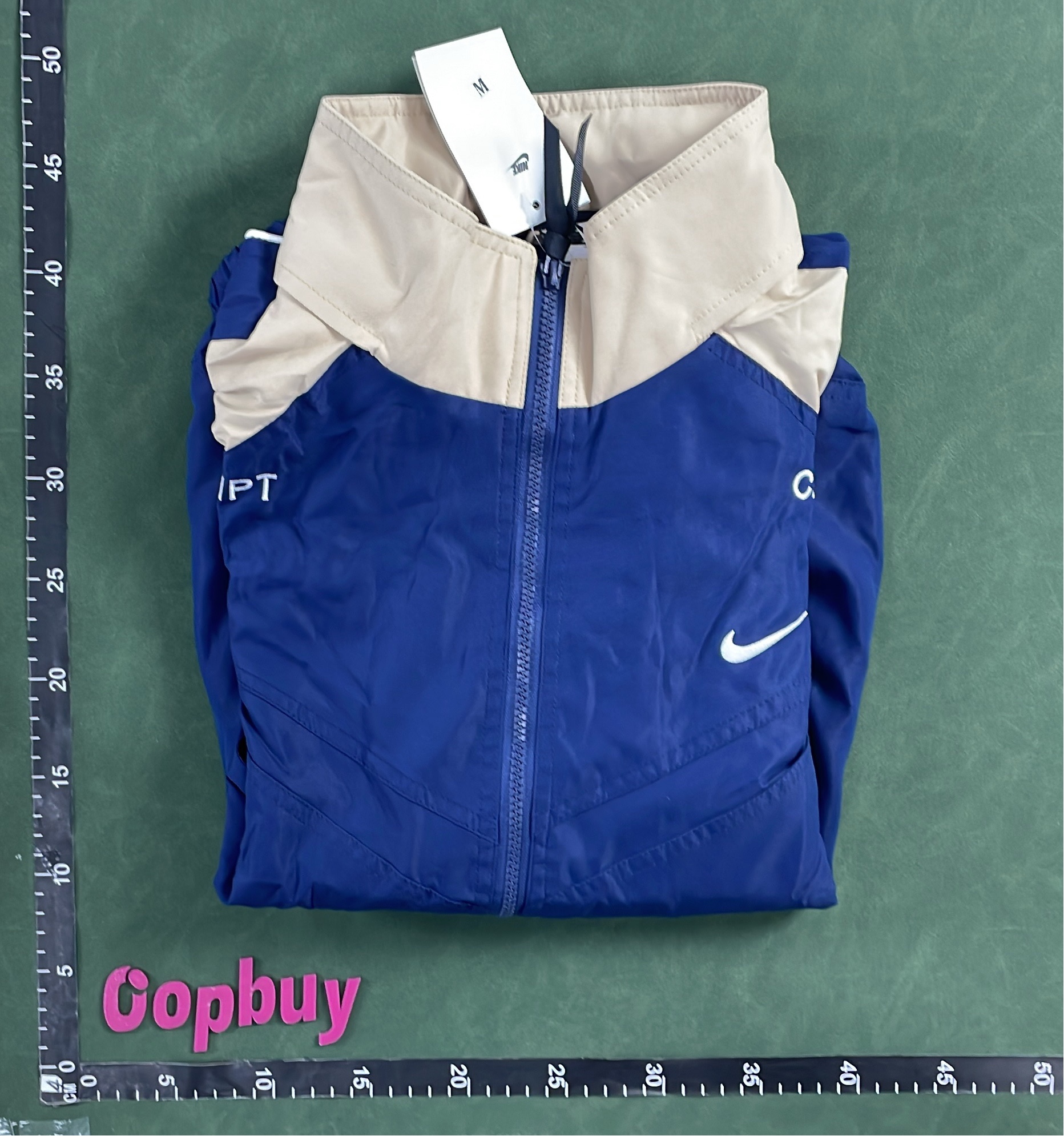 Nike Cav Empt Track Jacket Navy Beige Sportswear