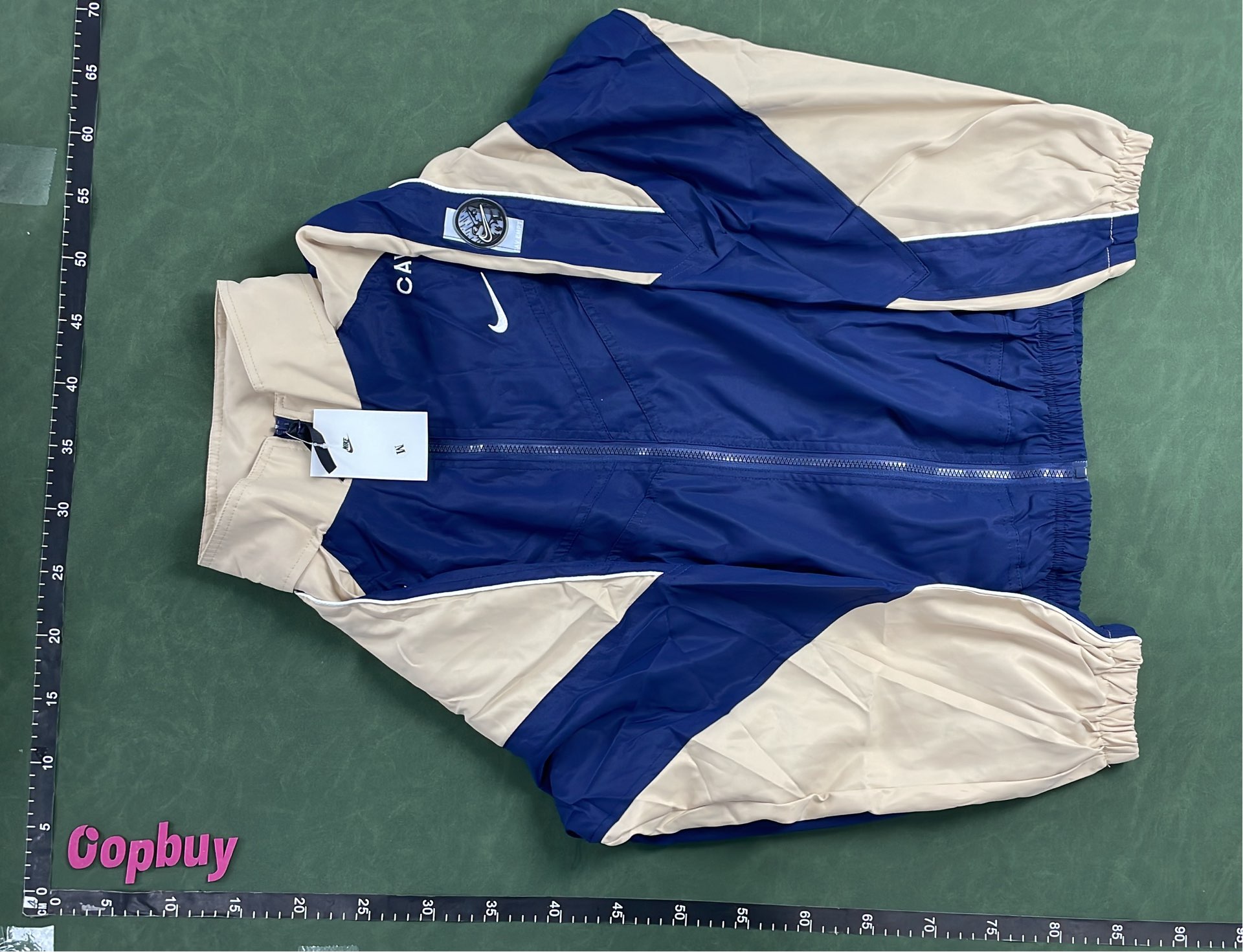 Nike Cav Empt Track Jacket Navy Beige Sportswear
