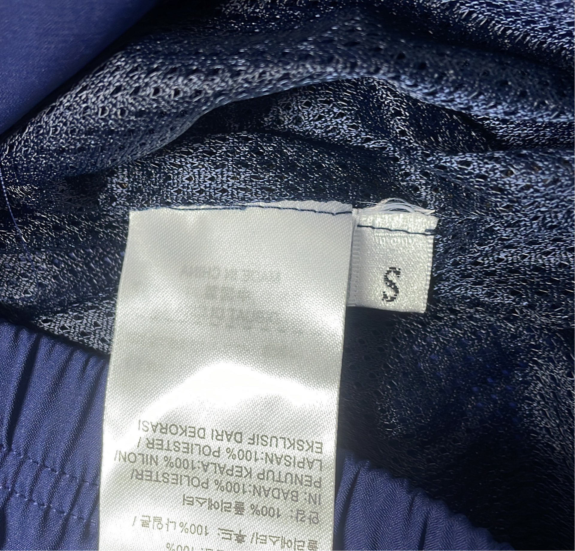 Nike Cav Empt Track Jacket Men's Navy Beige Sportswear