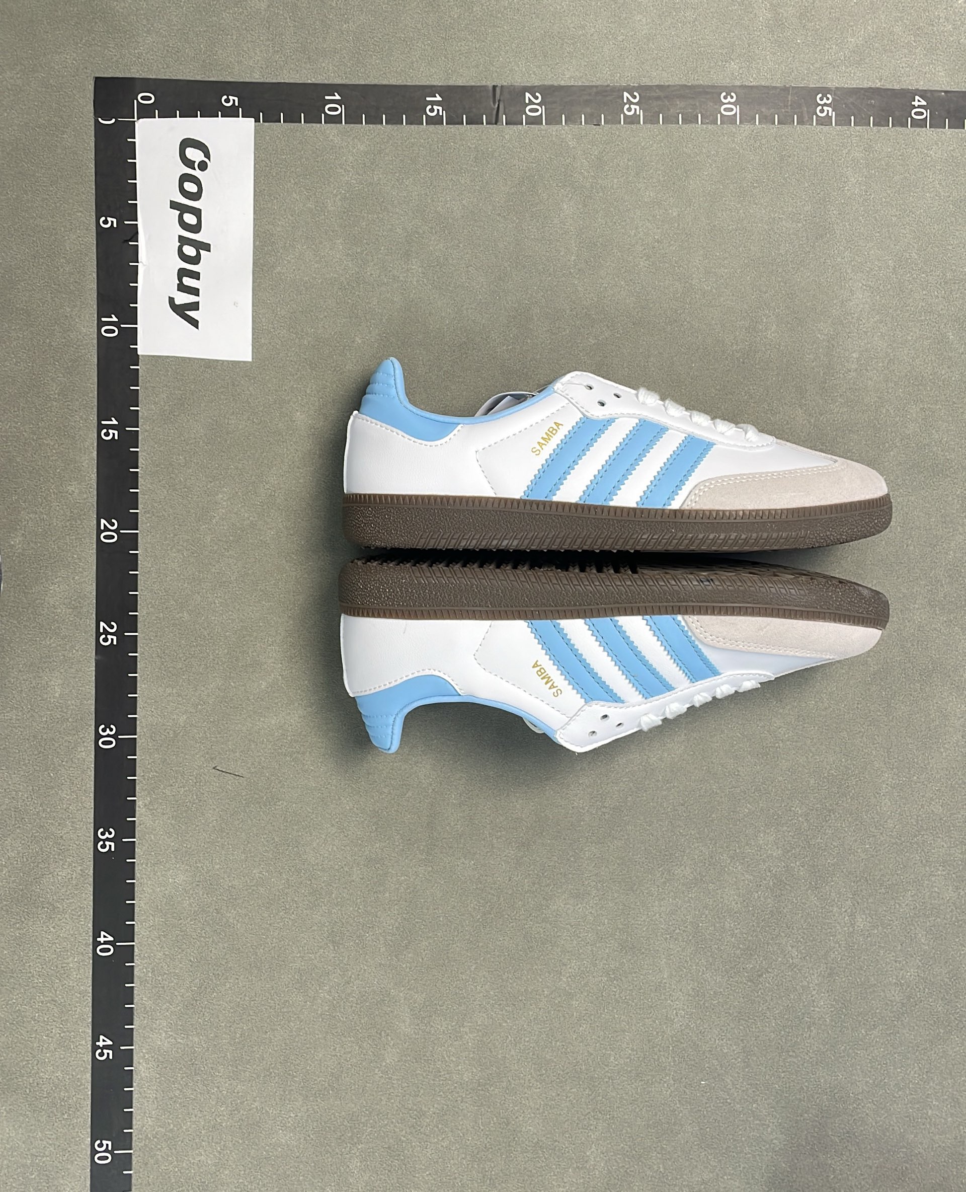 Adidas Samba Classic Sneakers - White, Black, Leopard & Red Stripes