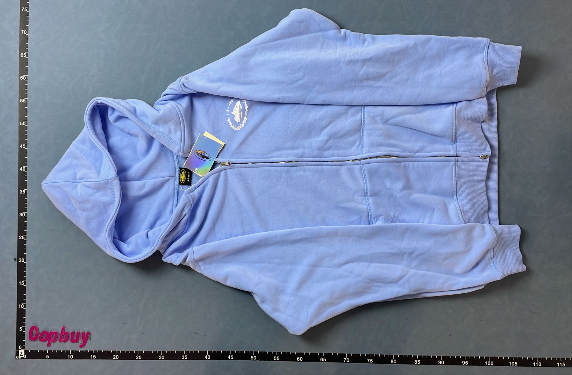 Corteiz Light Blue Hoodie and Sweatpants Set