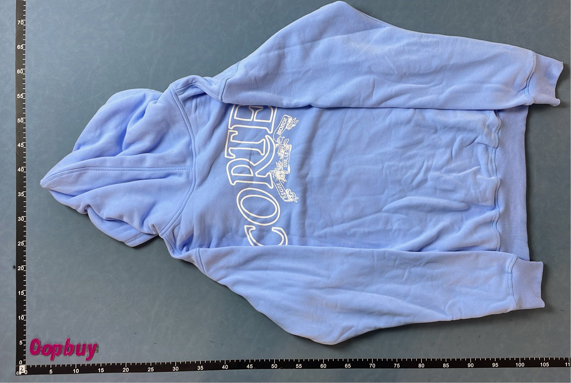 Corteiz Light Blue Hoodie and Sweatpants Set