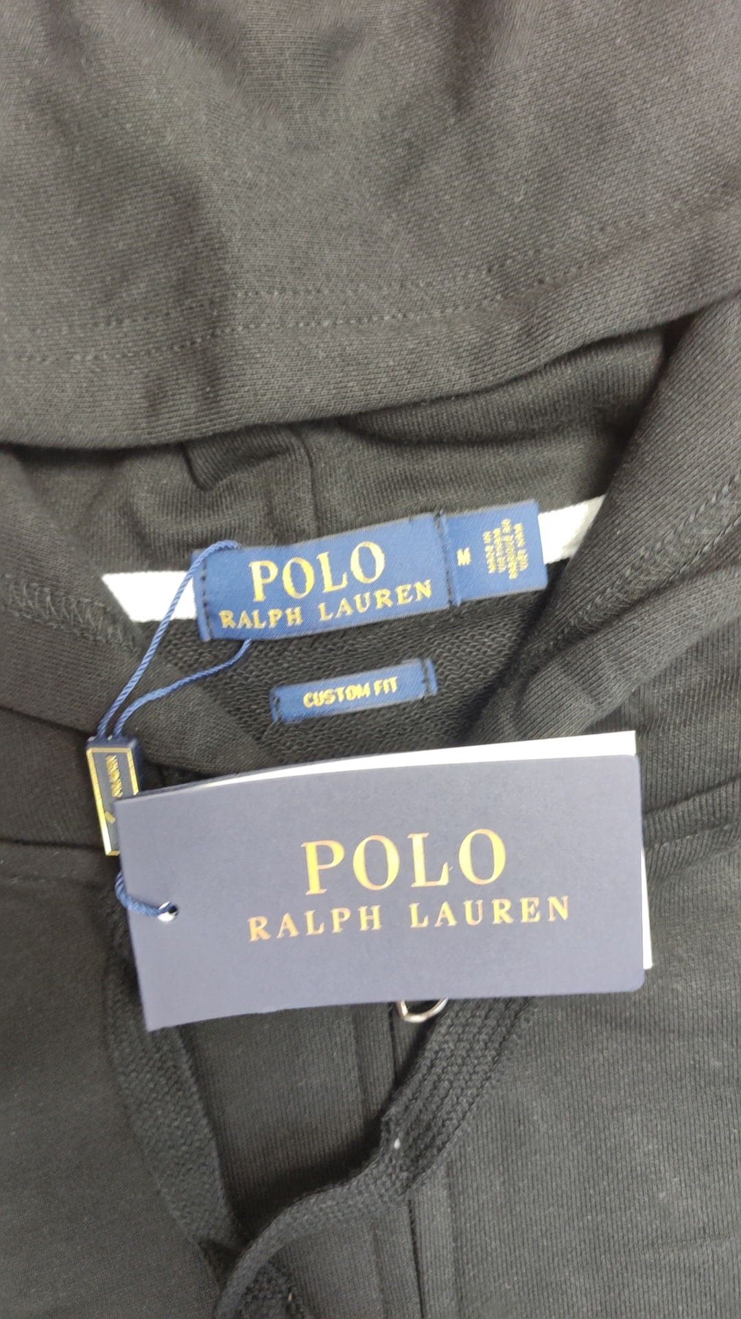 Black Polo Ralph Lauren Hoodie with Logo