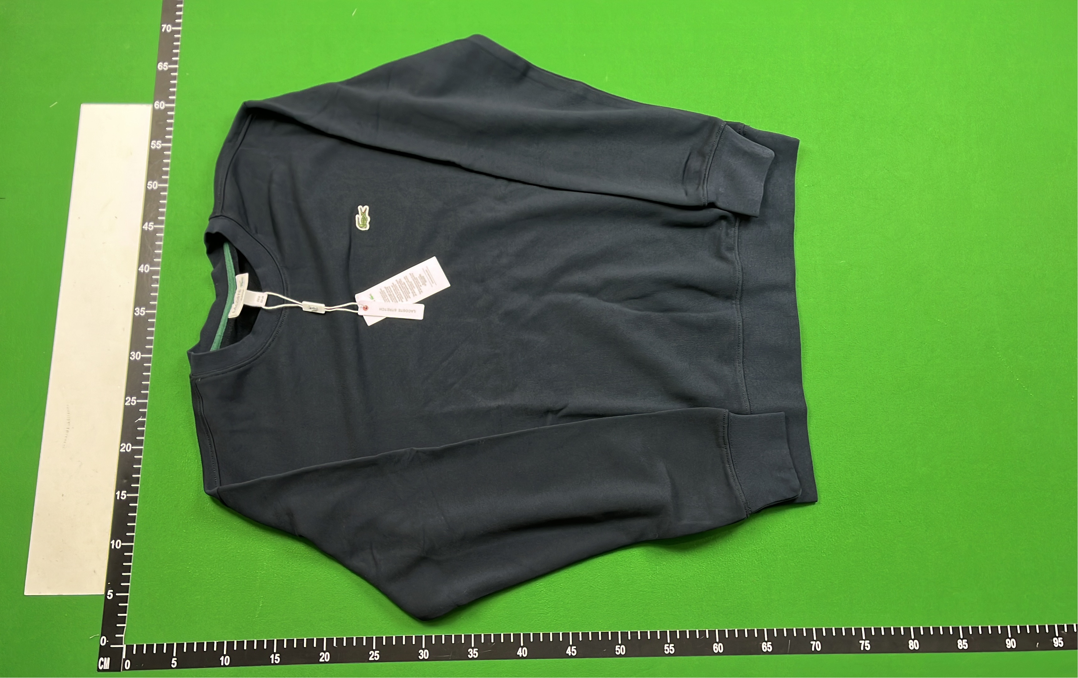 LACOSTE Men's Crewneck Sweatshirt with Crocodile Logo