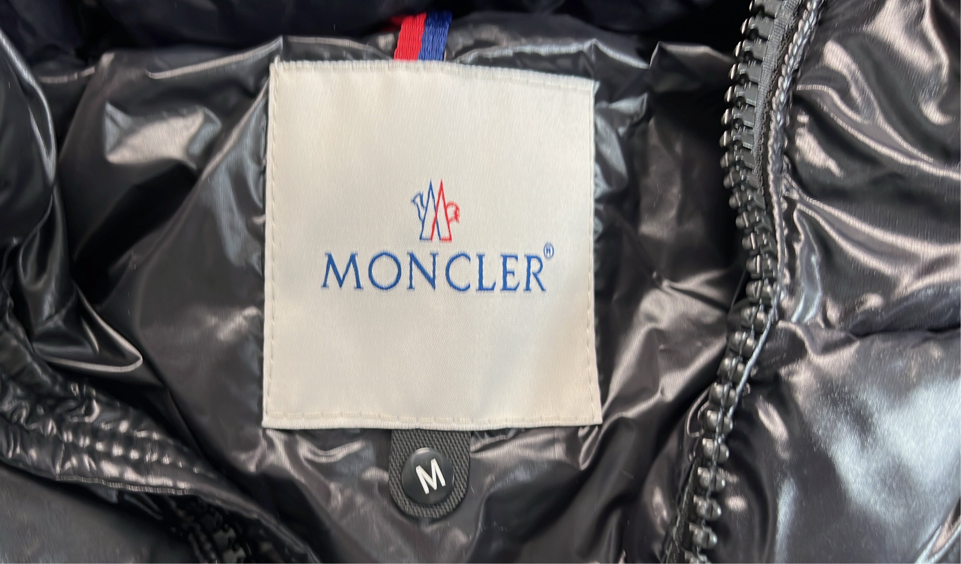 Moncler Black Puffer Jacket with Hood