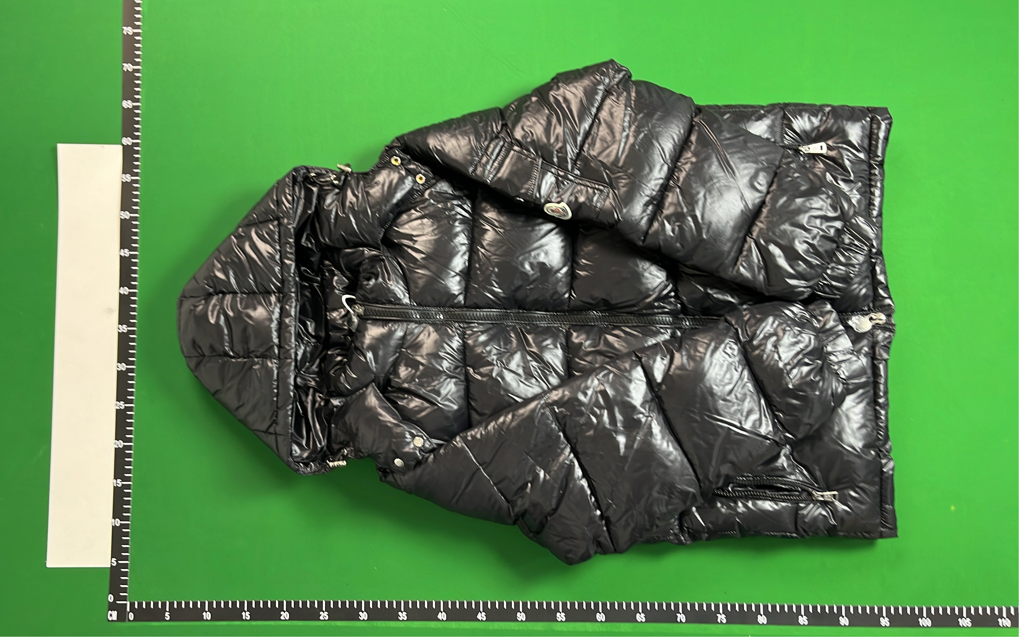 Moncler Black Puffer Jacket with Hood