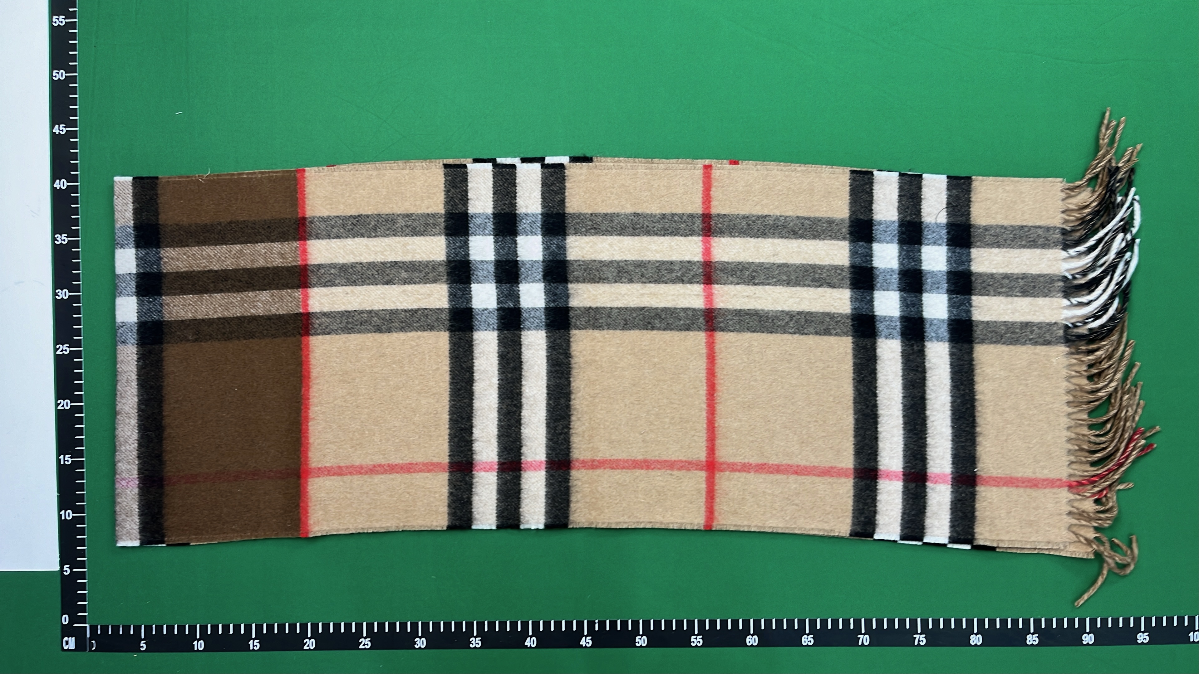 Classic Check Cashmere Scarf