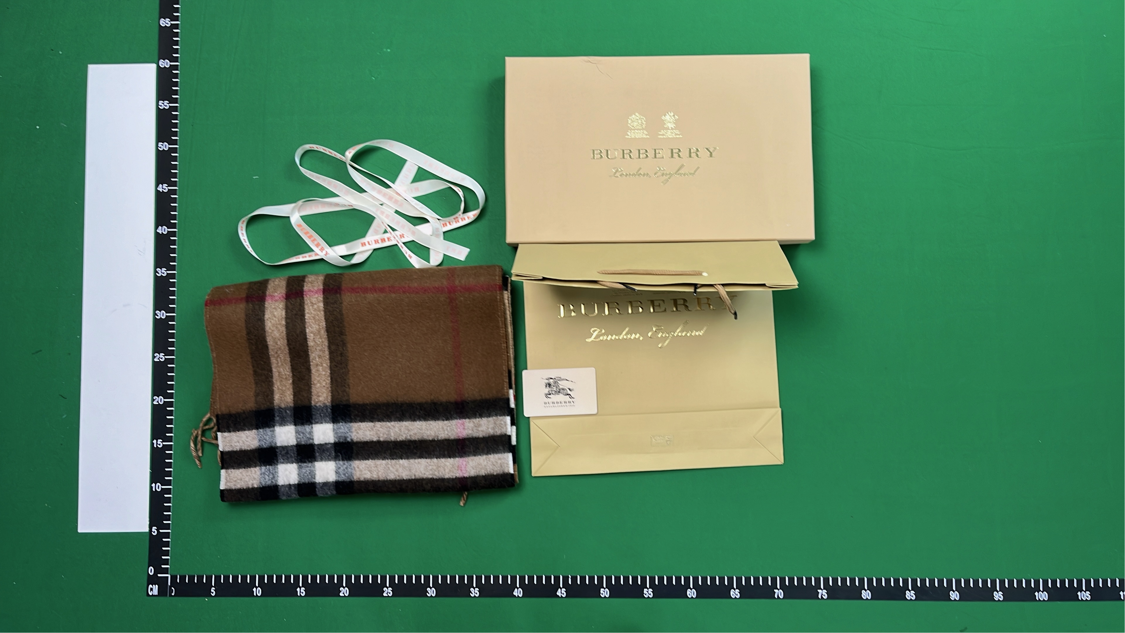 Classic Check Cashmere Scarf