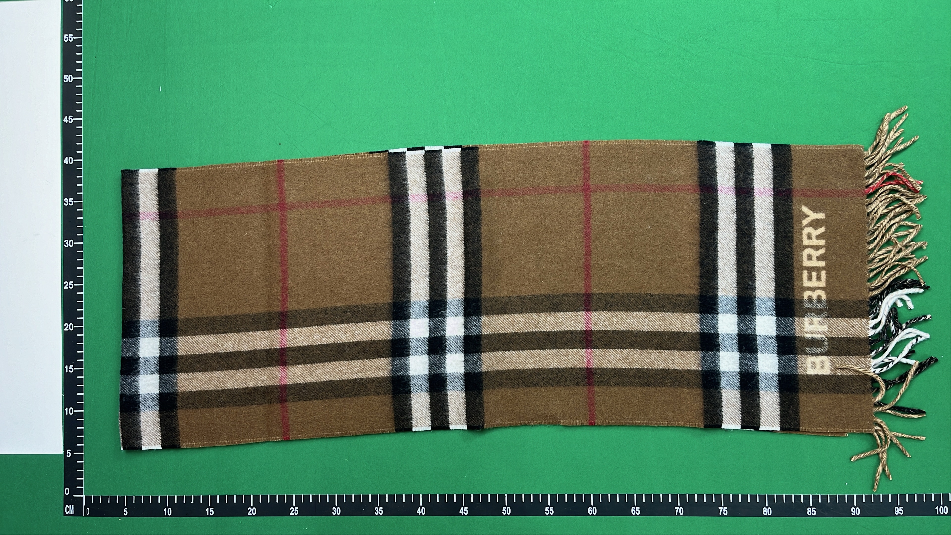 Classic Check Cashmere Scarf