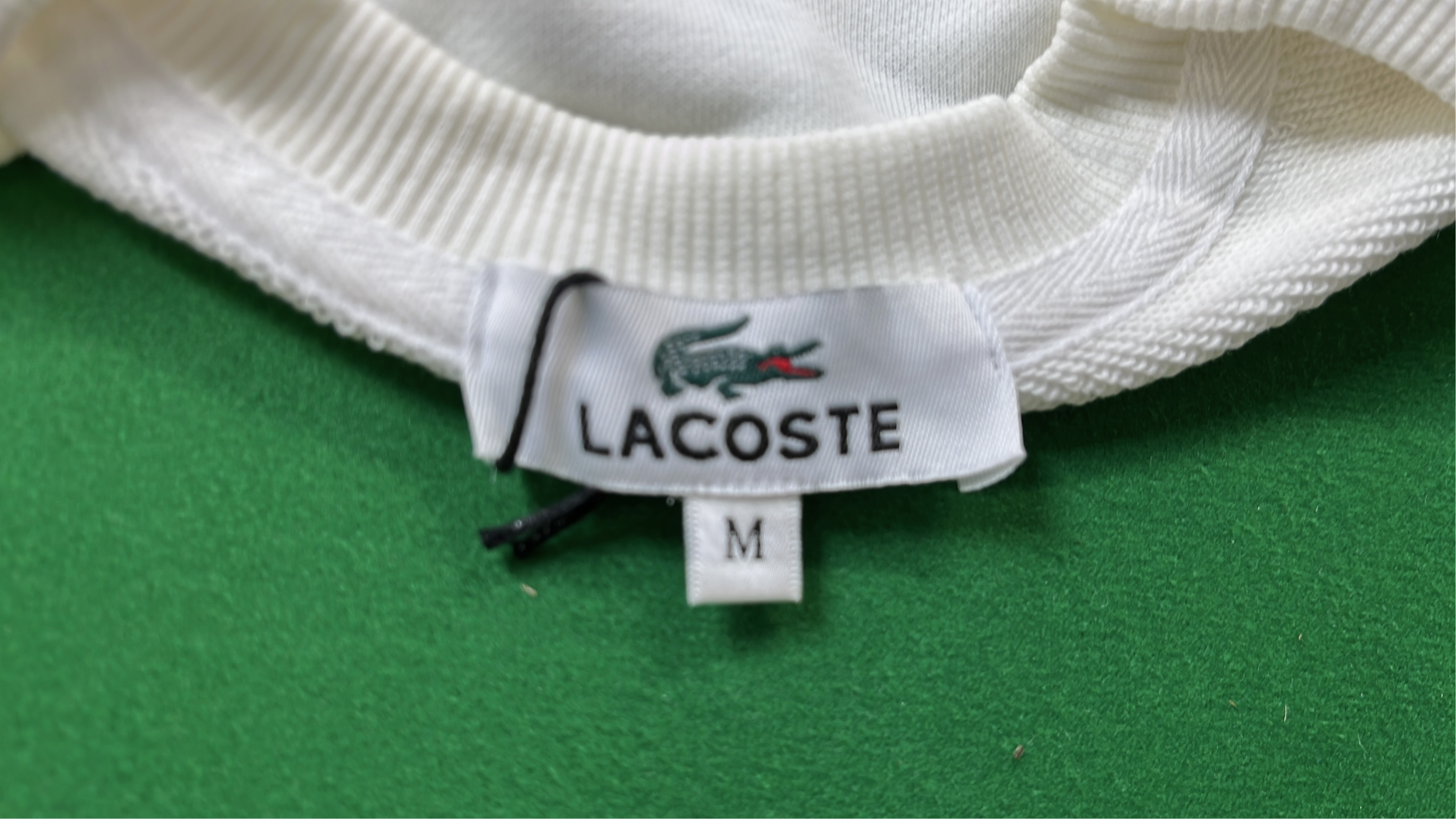 Lacoste Crocodile Logo Crewneck Sweatshirt - Men's Fashion