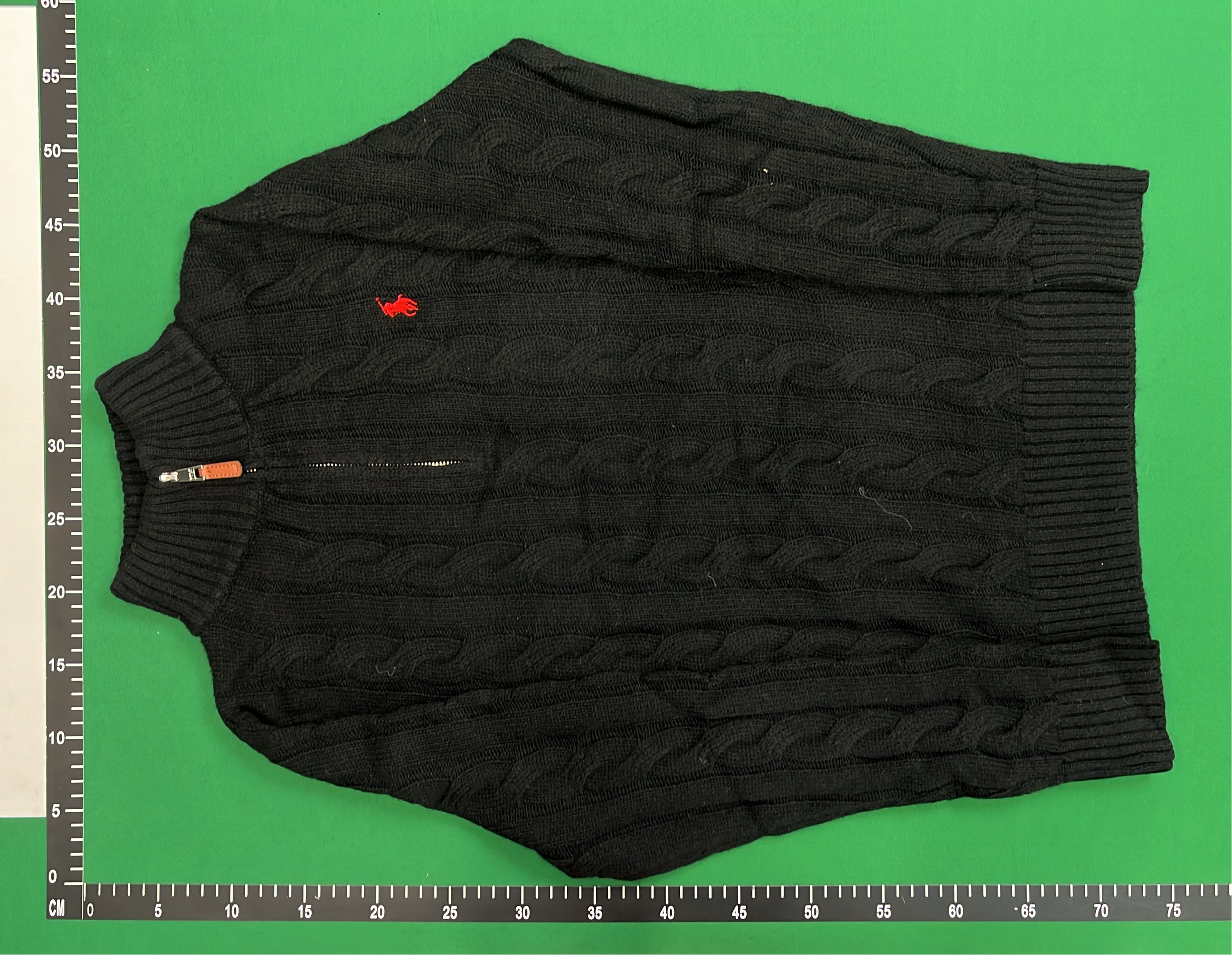 Men's Brown Cable Knit Sweater Vest