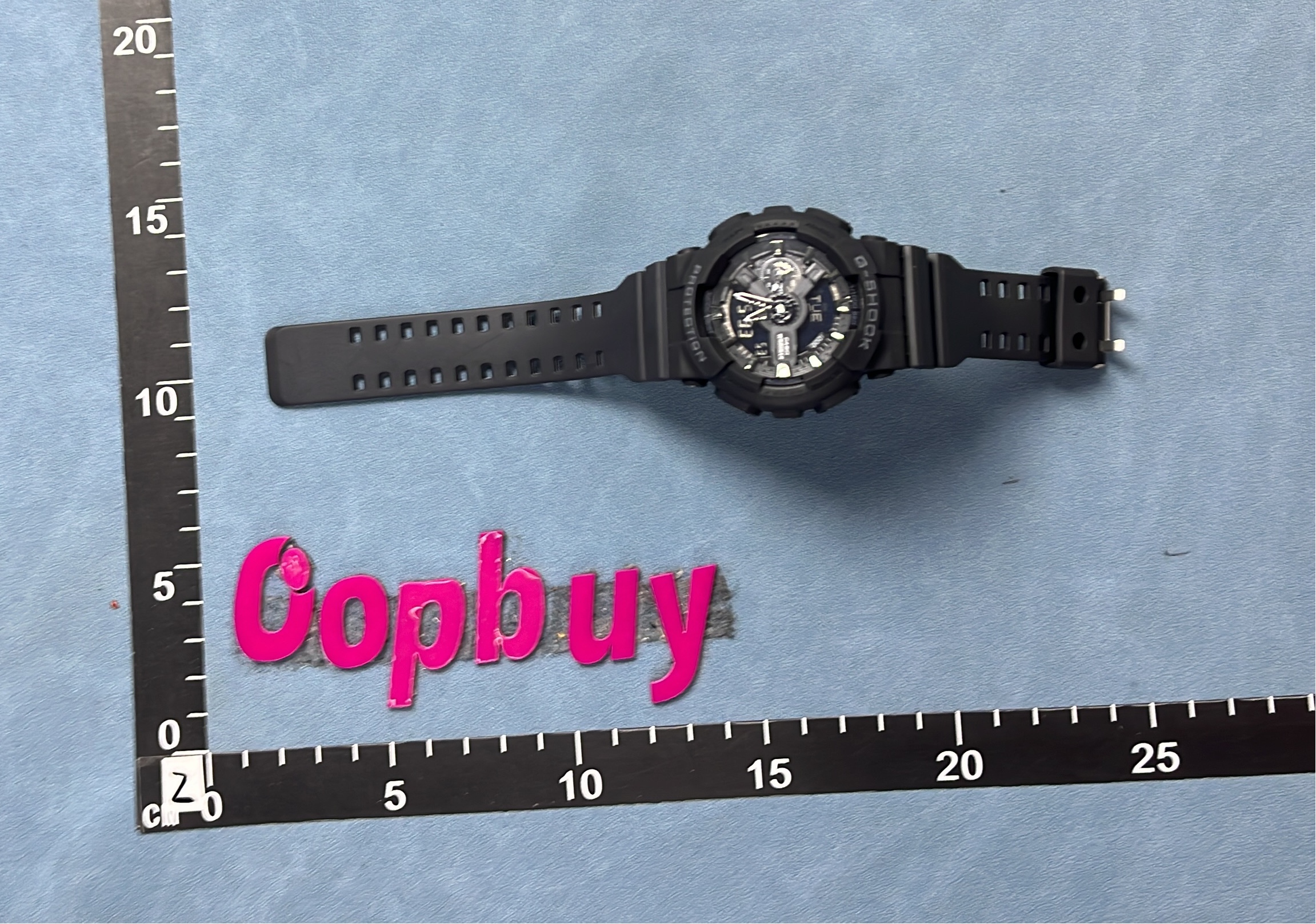 Casio G-Shock Blue and Orange Watch - Durable Sport Timepiece