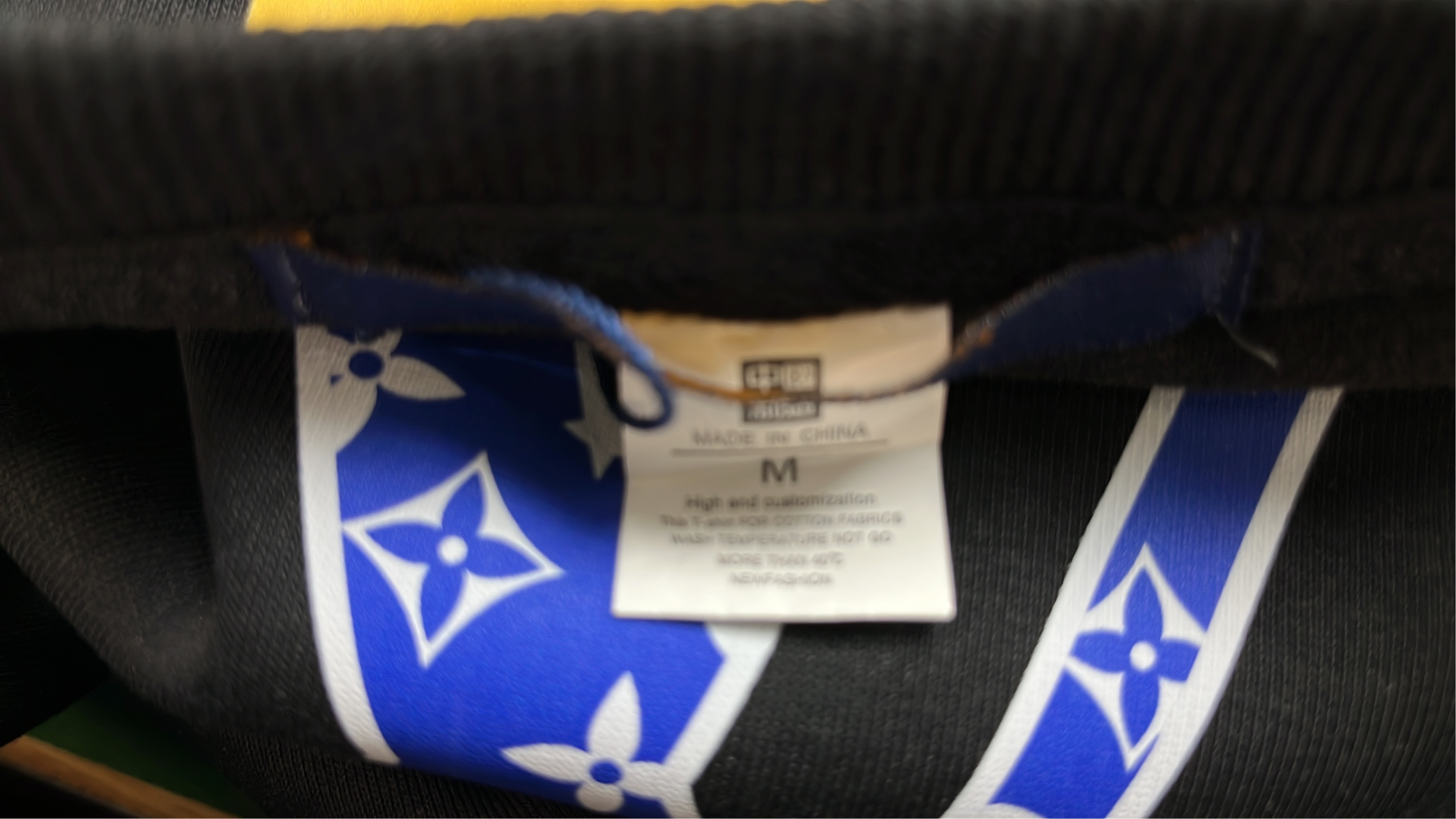 Louis Vuitton Printed Sweatshirt Men's Fashion Streetwear