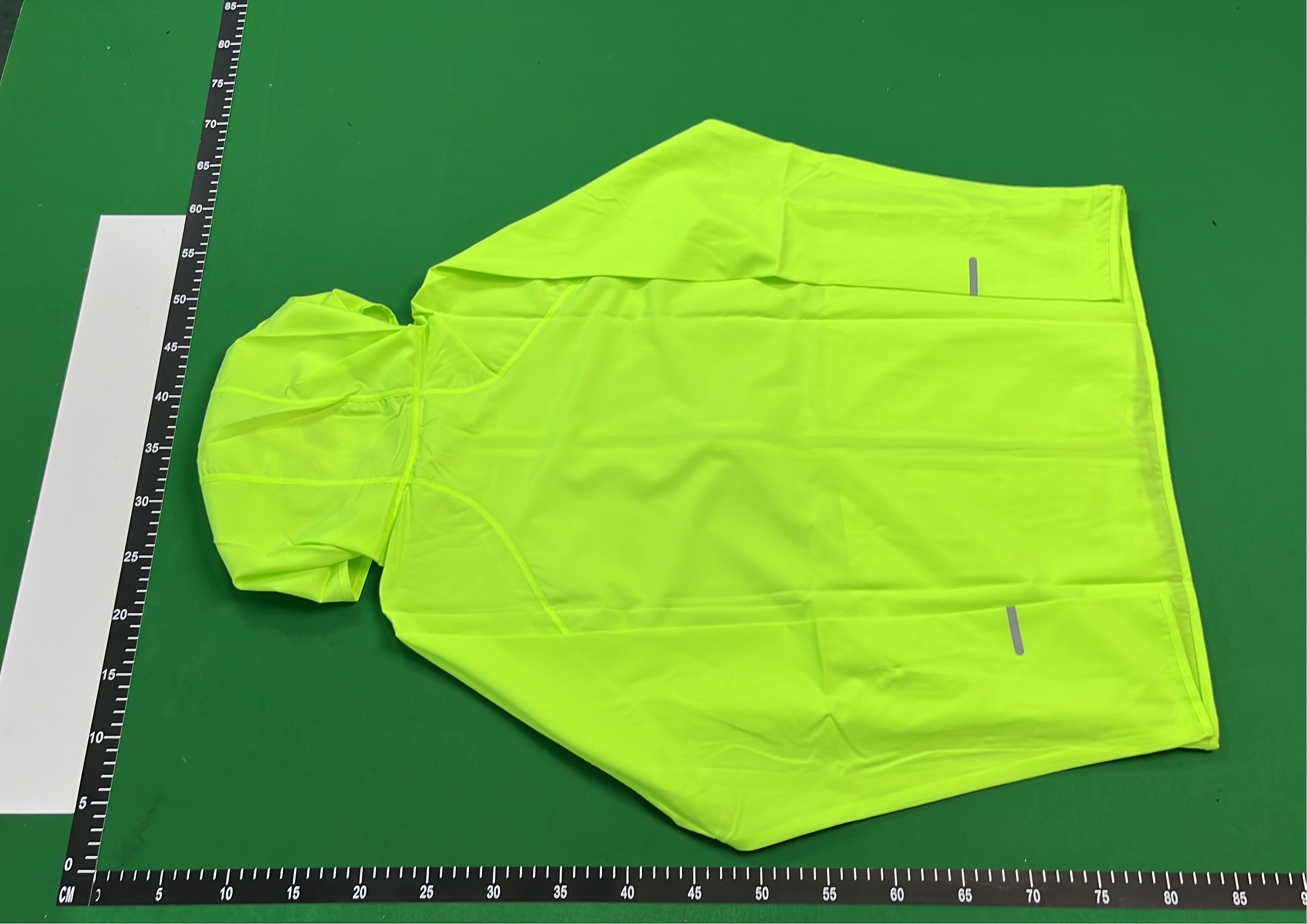 Nike Blue Hooded Running Jacket with Reflective Stripes