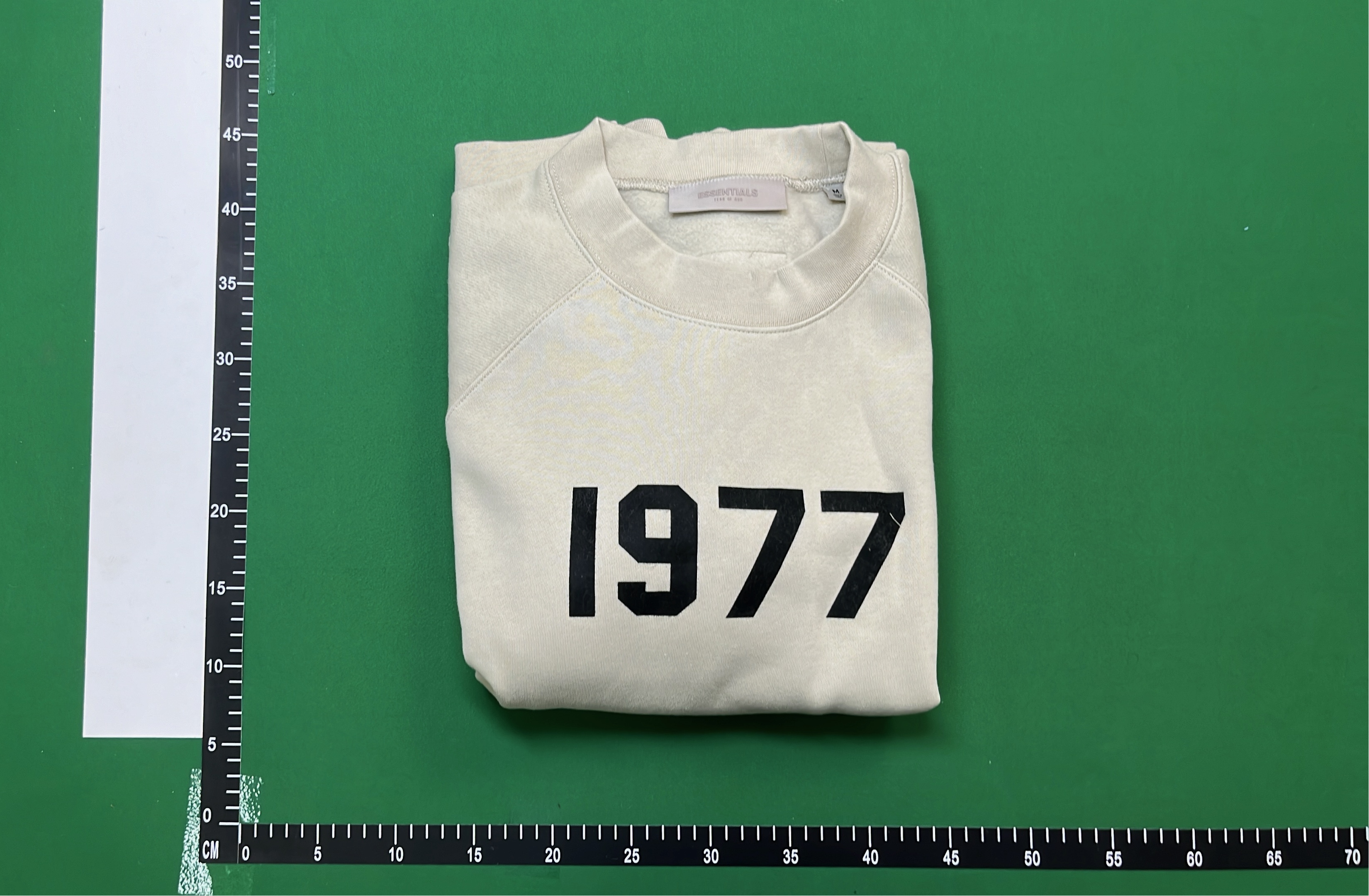 1977 Grey Crewneck Sweatshirt - Minimalist Design