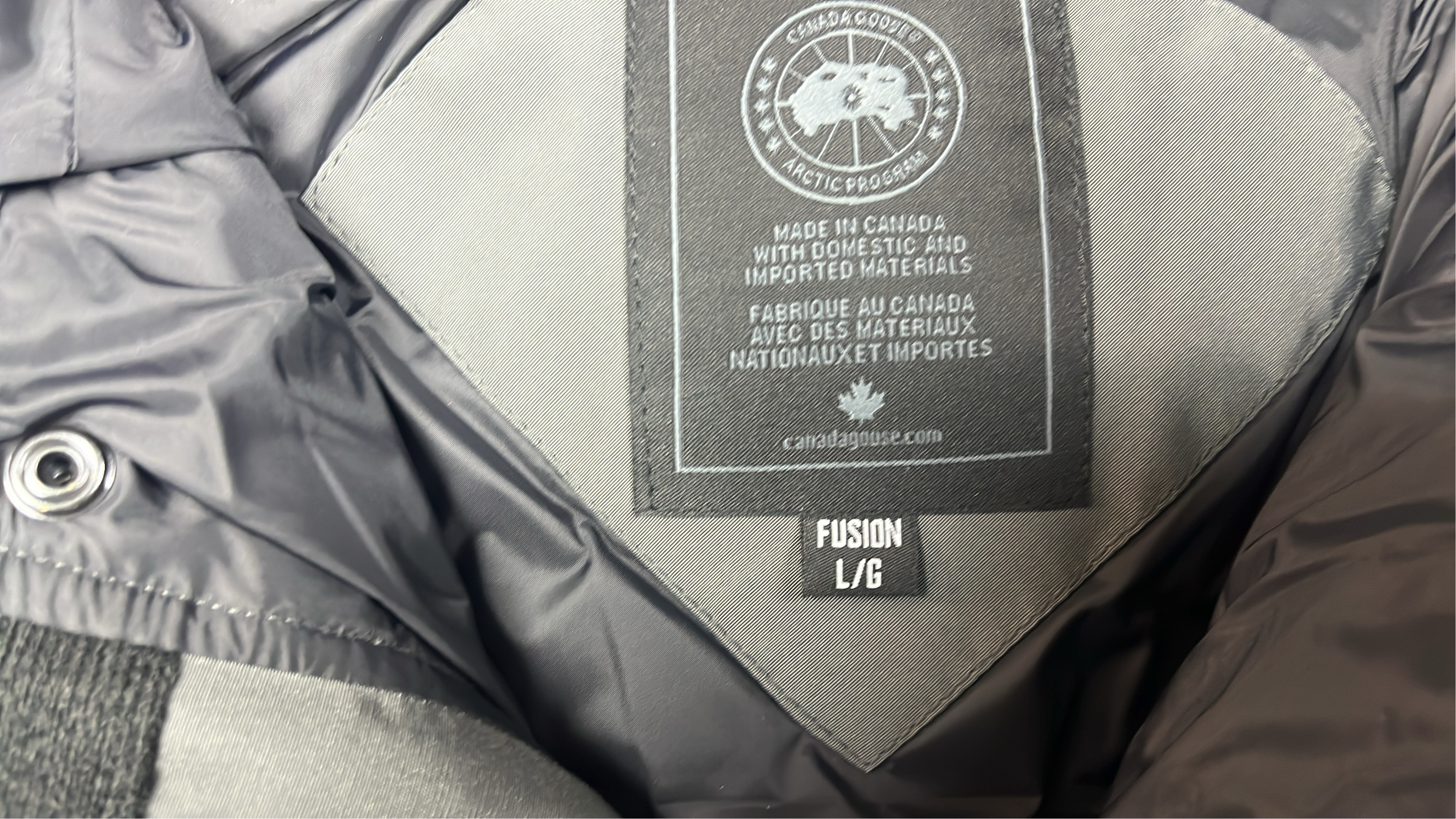 Light Beige Puffer Jacket with Hood and Front Pockets