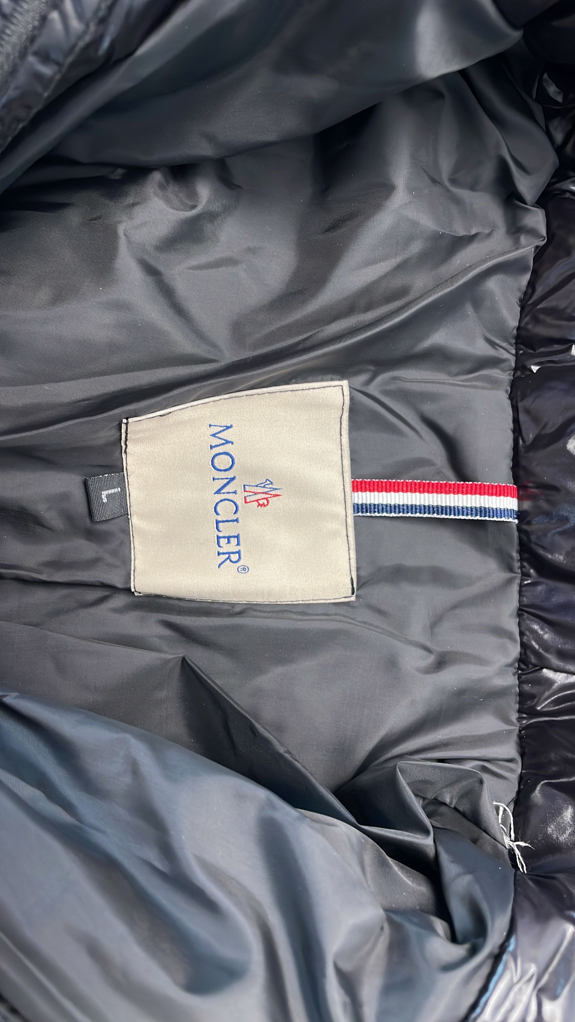 Moncler Black Puffer Jacket with Hood