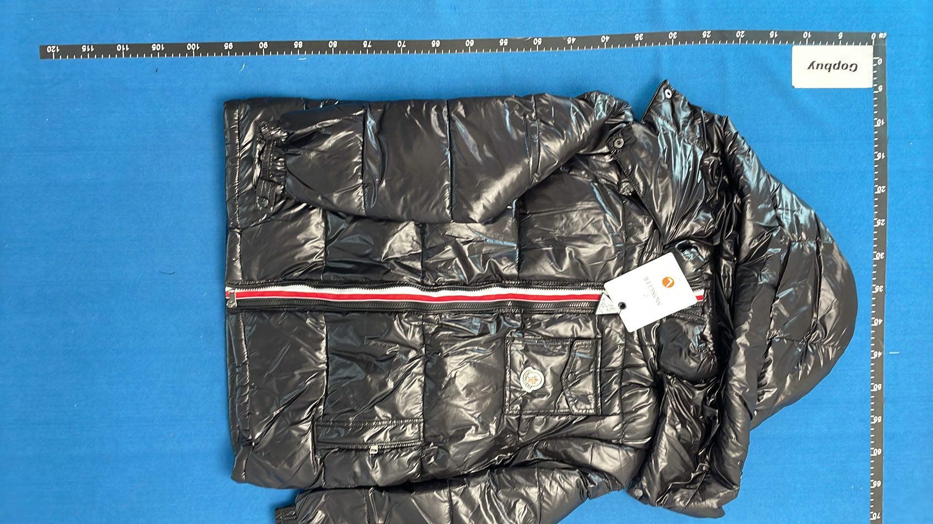 Moncler Black Puffer Jacket with Hood