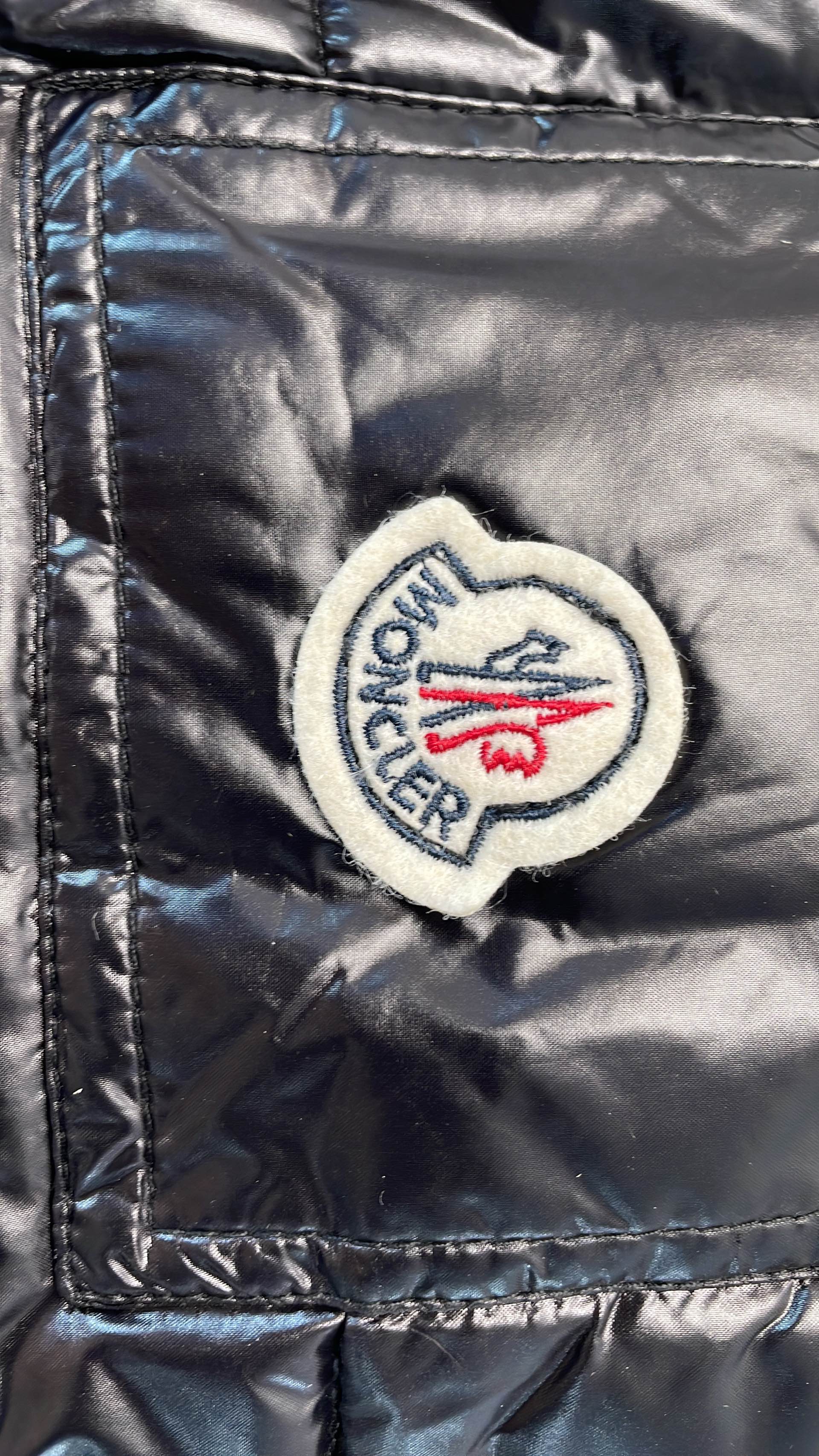 Moncler Black Puffer Jacket with Hood