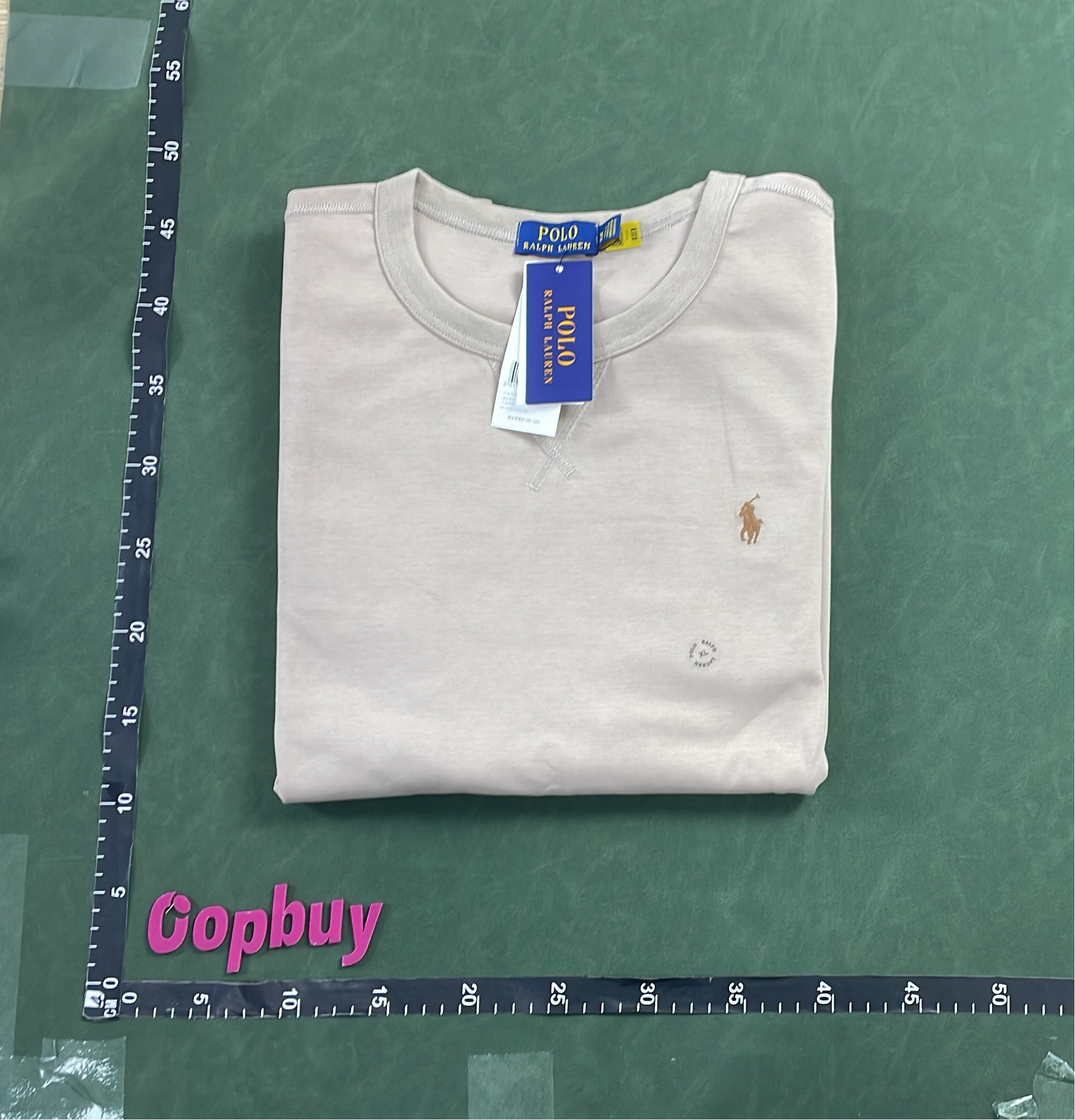 Cream Polo Ralph Lauren Crewneck Sweatshirt for Men