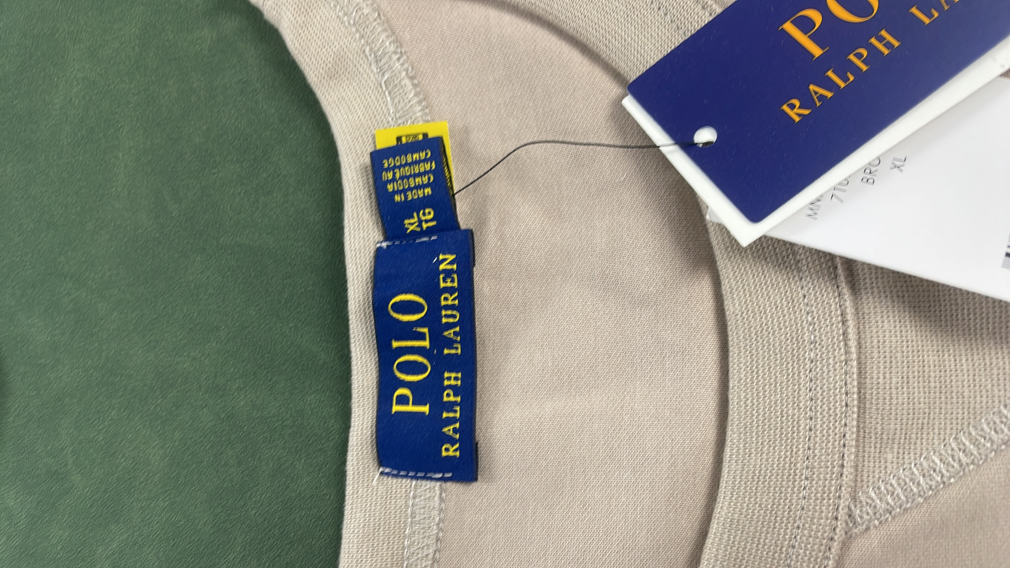 Cream Polo Ralph Lauren Crewneck Sweatshirt for Men