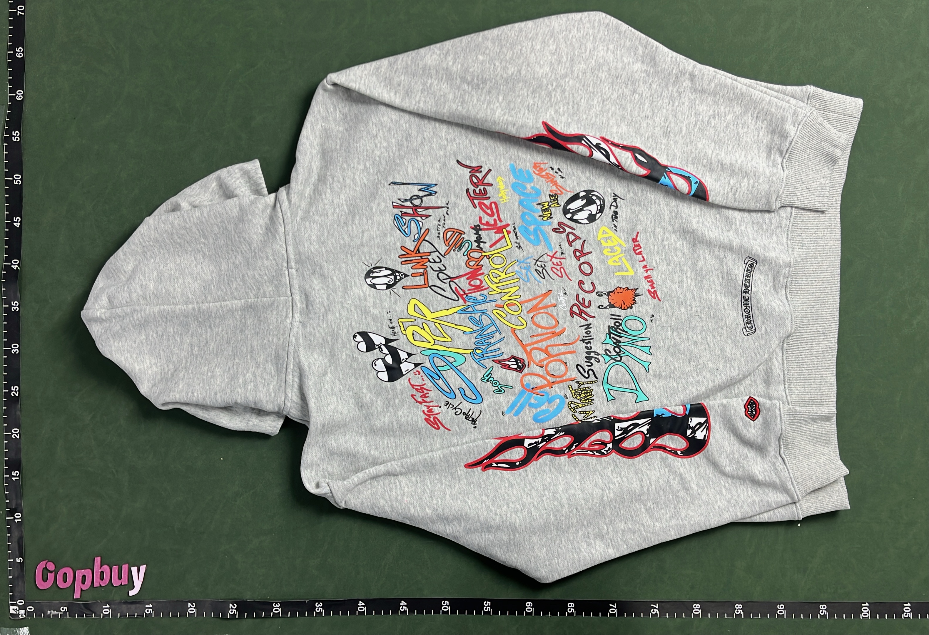 Black Zip-Up Hoodie with Colorful Turtle Embroidery Design