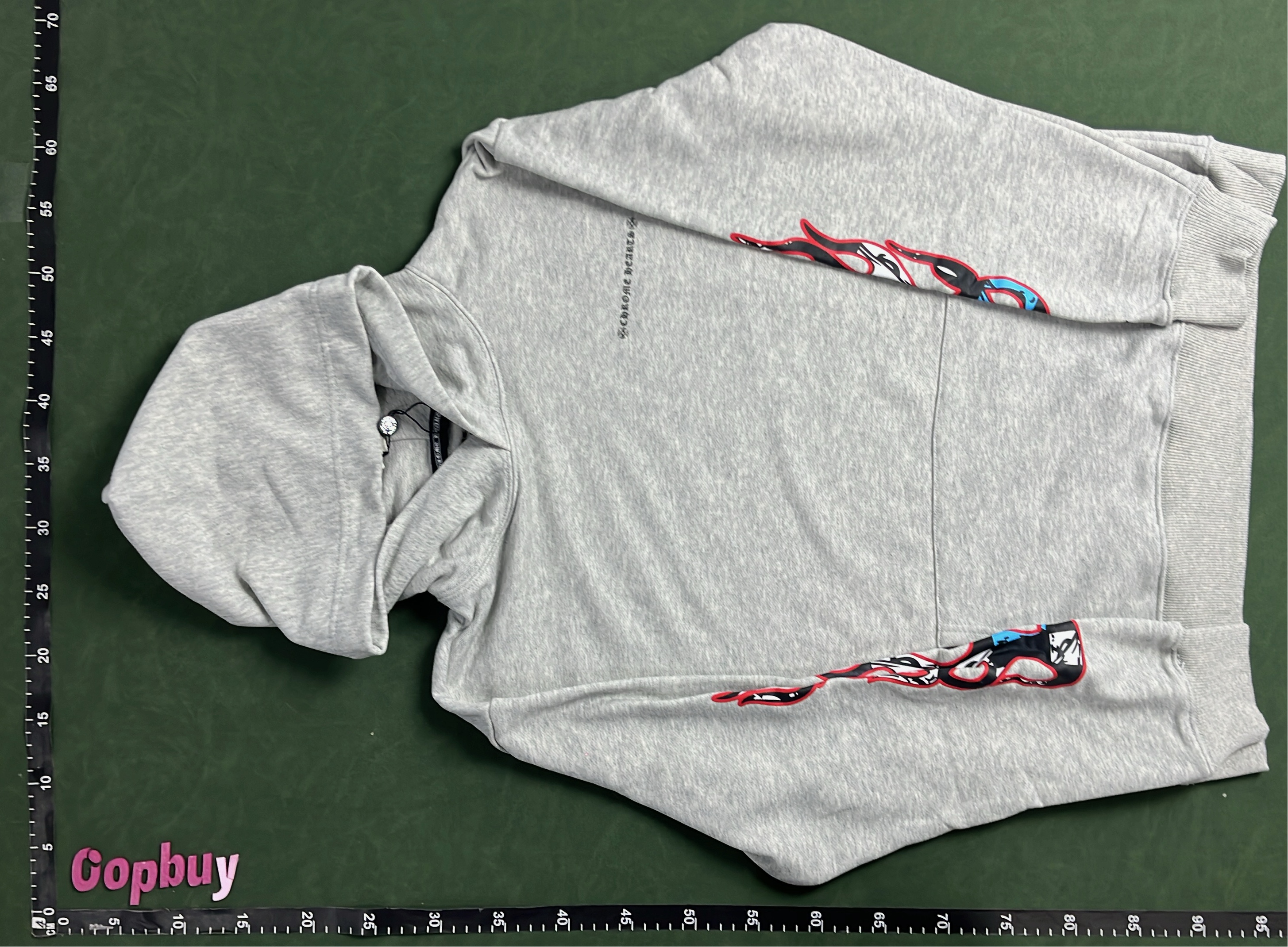 Black Zip-Up Hoodie with Colorful Turtle Embroidery Design