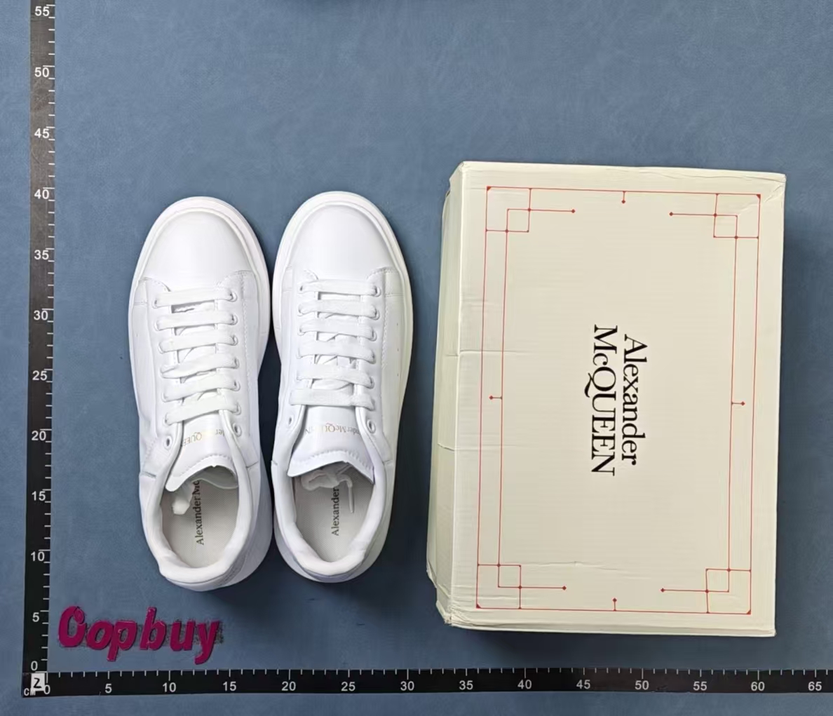 White Oversized Sneakers with Colorful Heel Tab