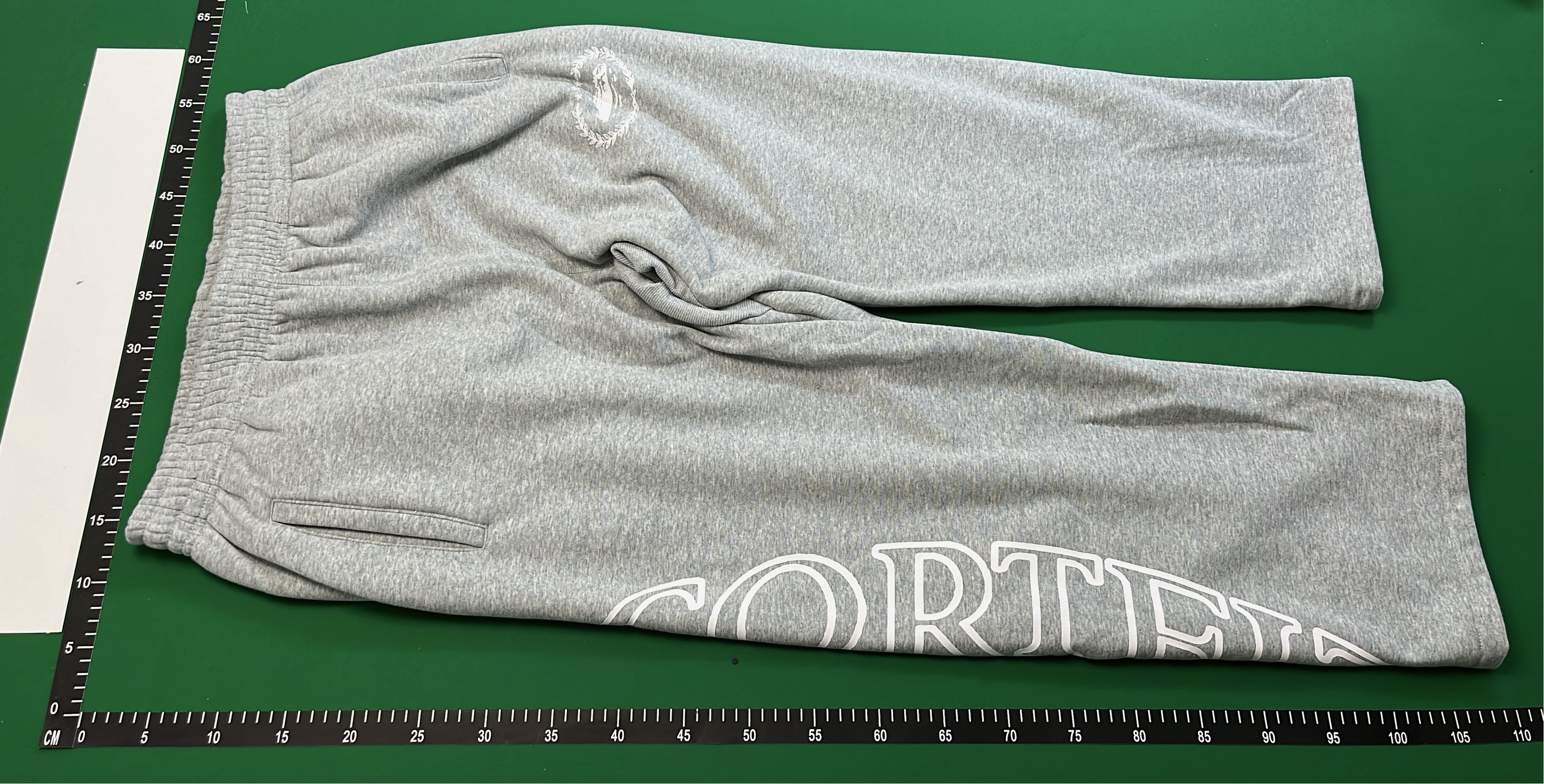 Nike Gray Sweatpants with Graphic Design