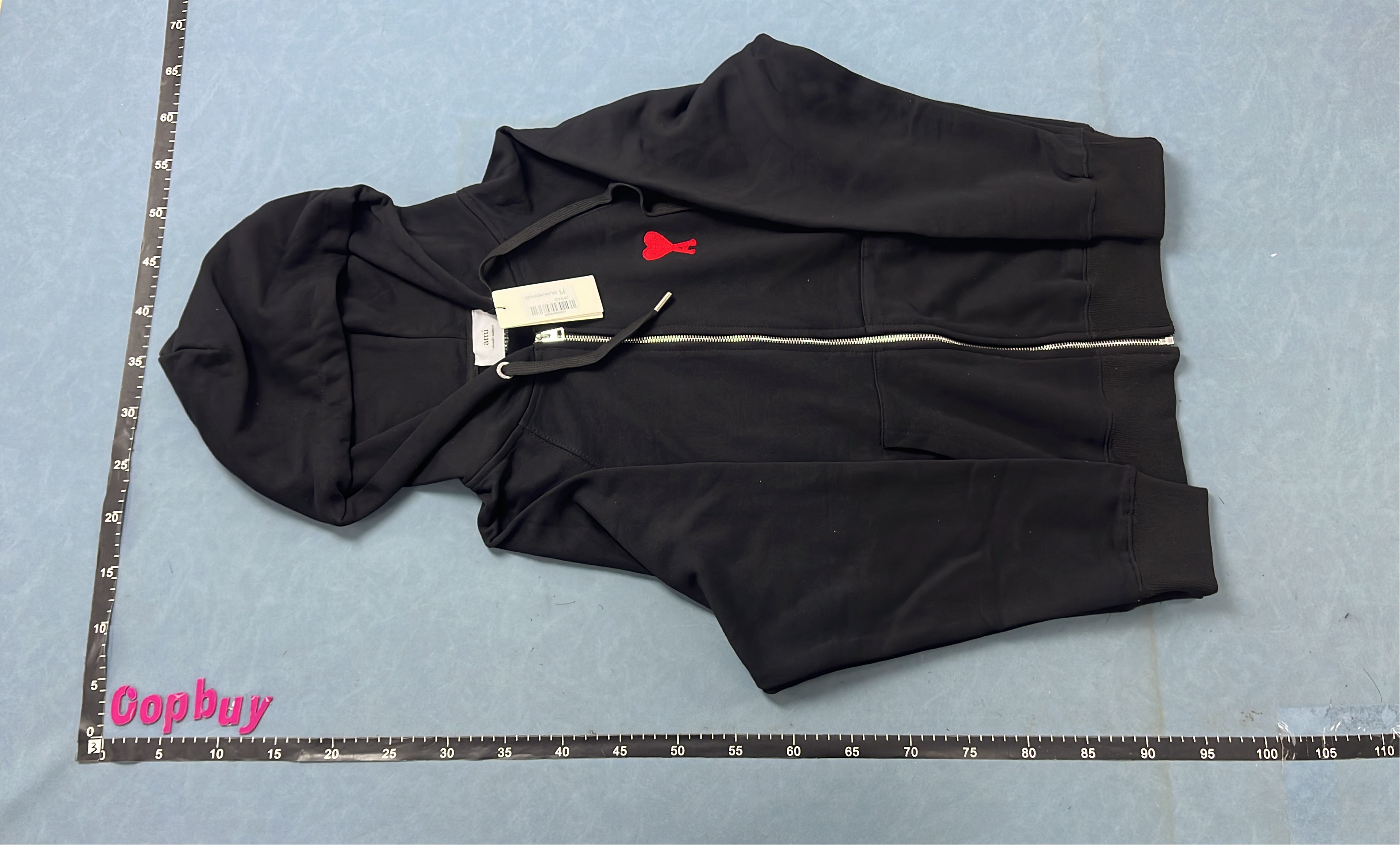 Red Heart Zip-Up Hoodie - Multiple Colors Available