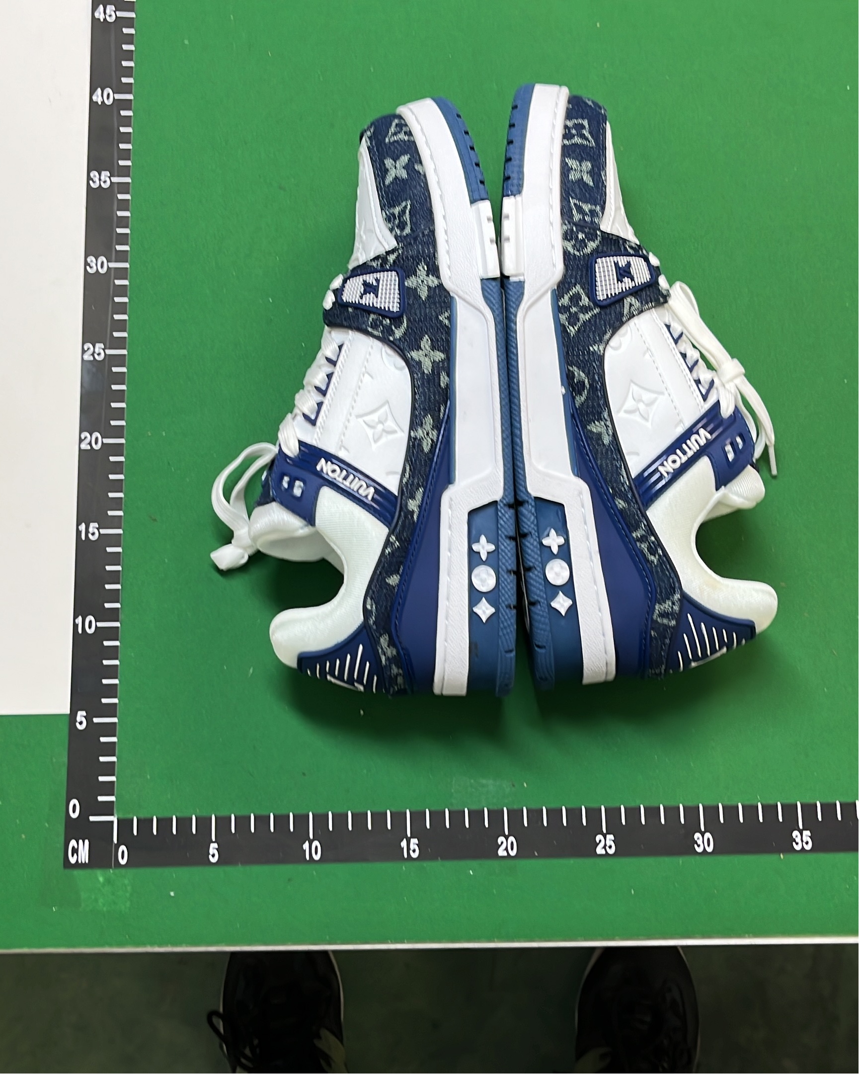 Louis Vuitton LV Trainer Sneakers White Black Monogram