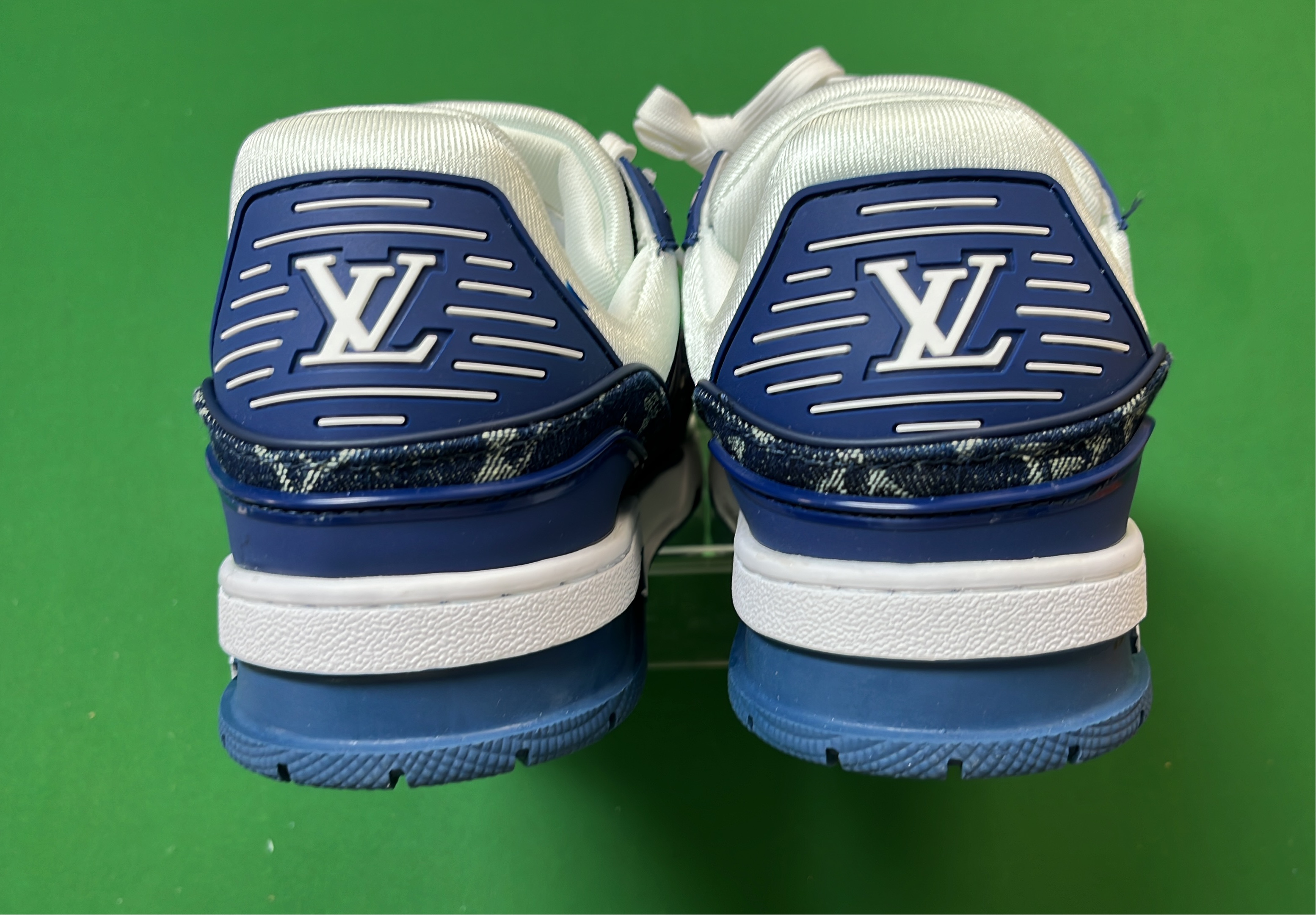 Louis Vuitton LV Trainer Sneakers White Black Monogram