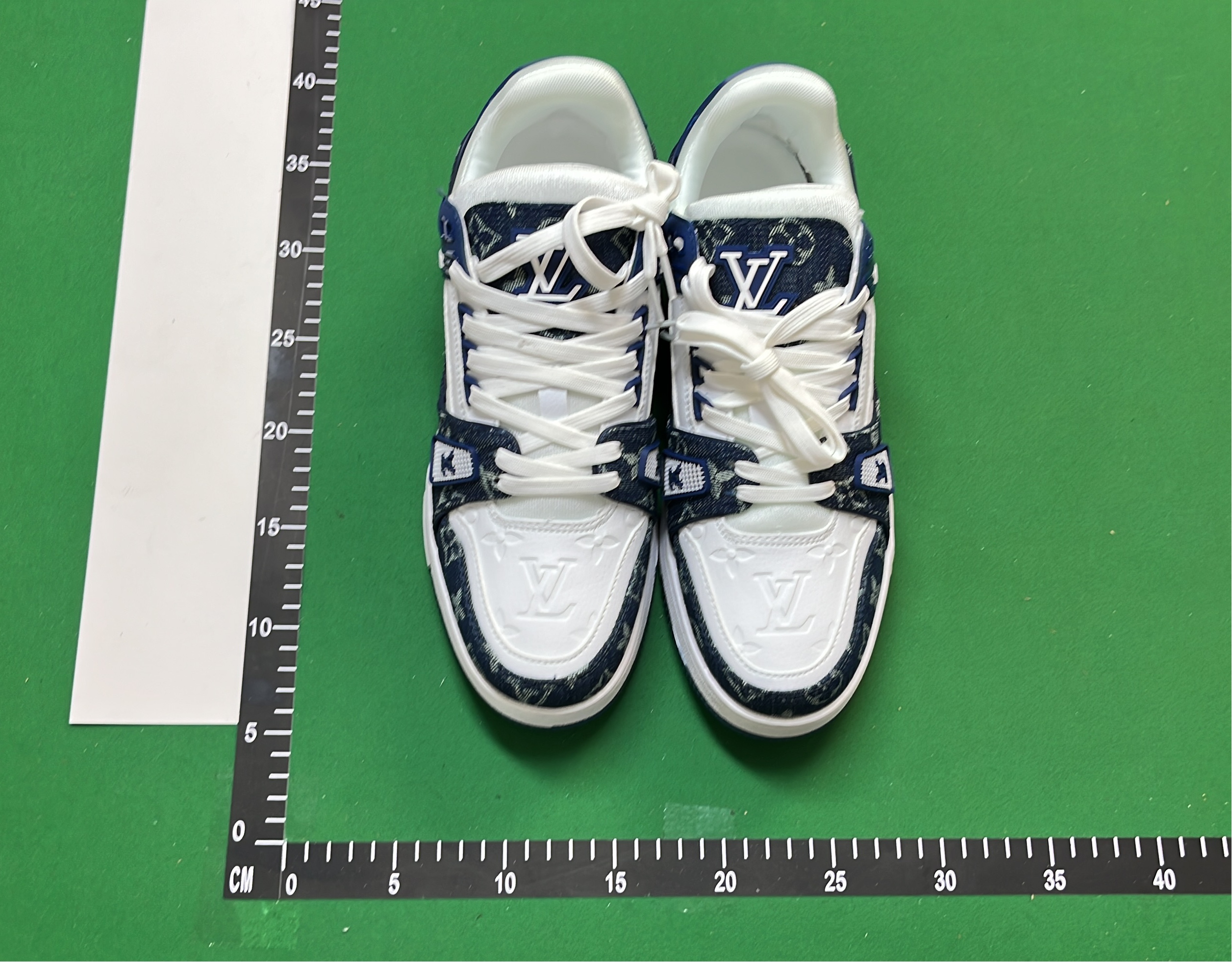 Louis Vuitton LV Trainer Sneakers White Black Monogram