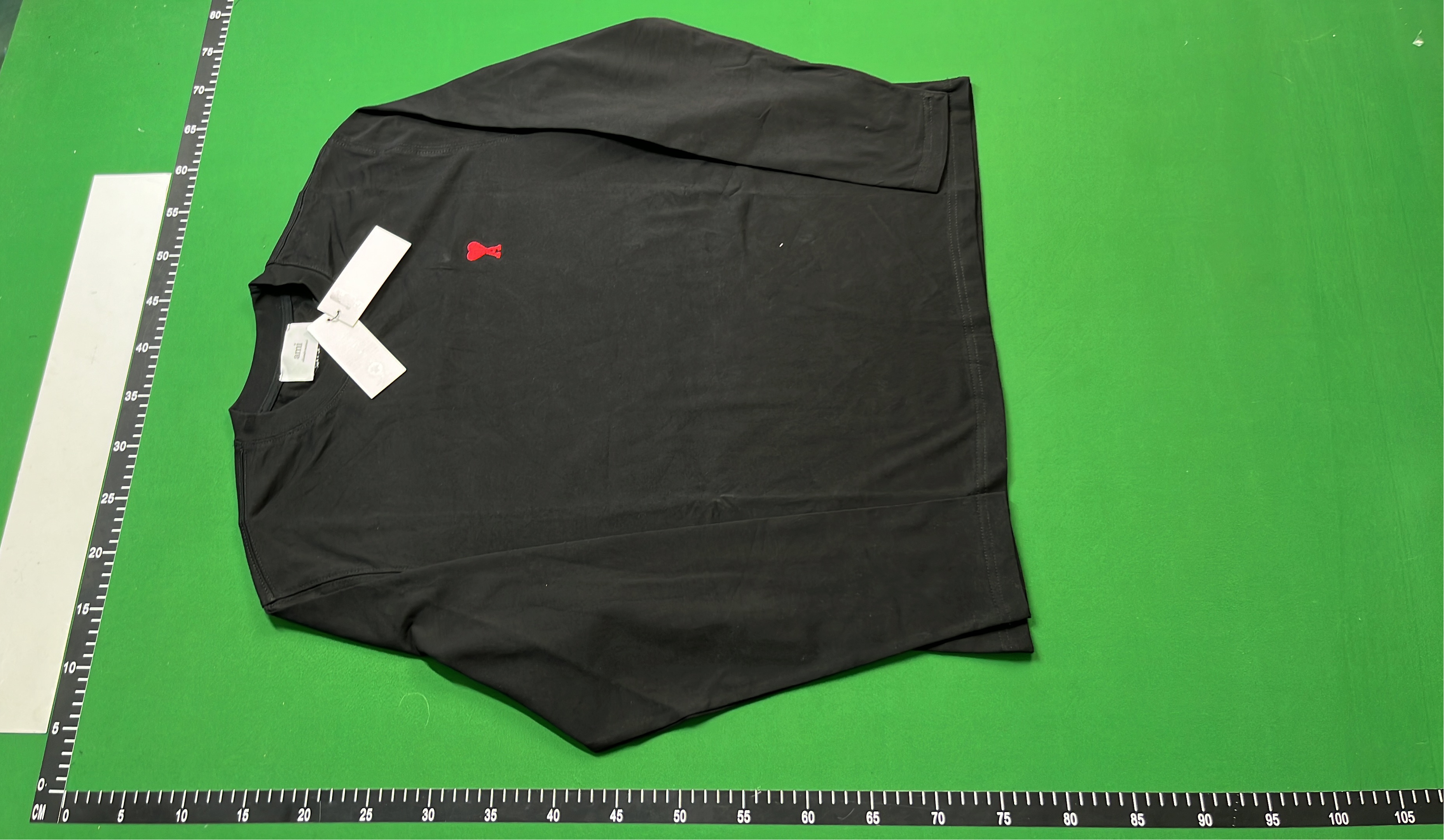 Long Sleeve T-Shirt with Small Embroidery Logo
