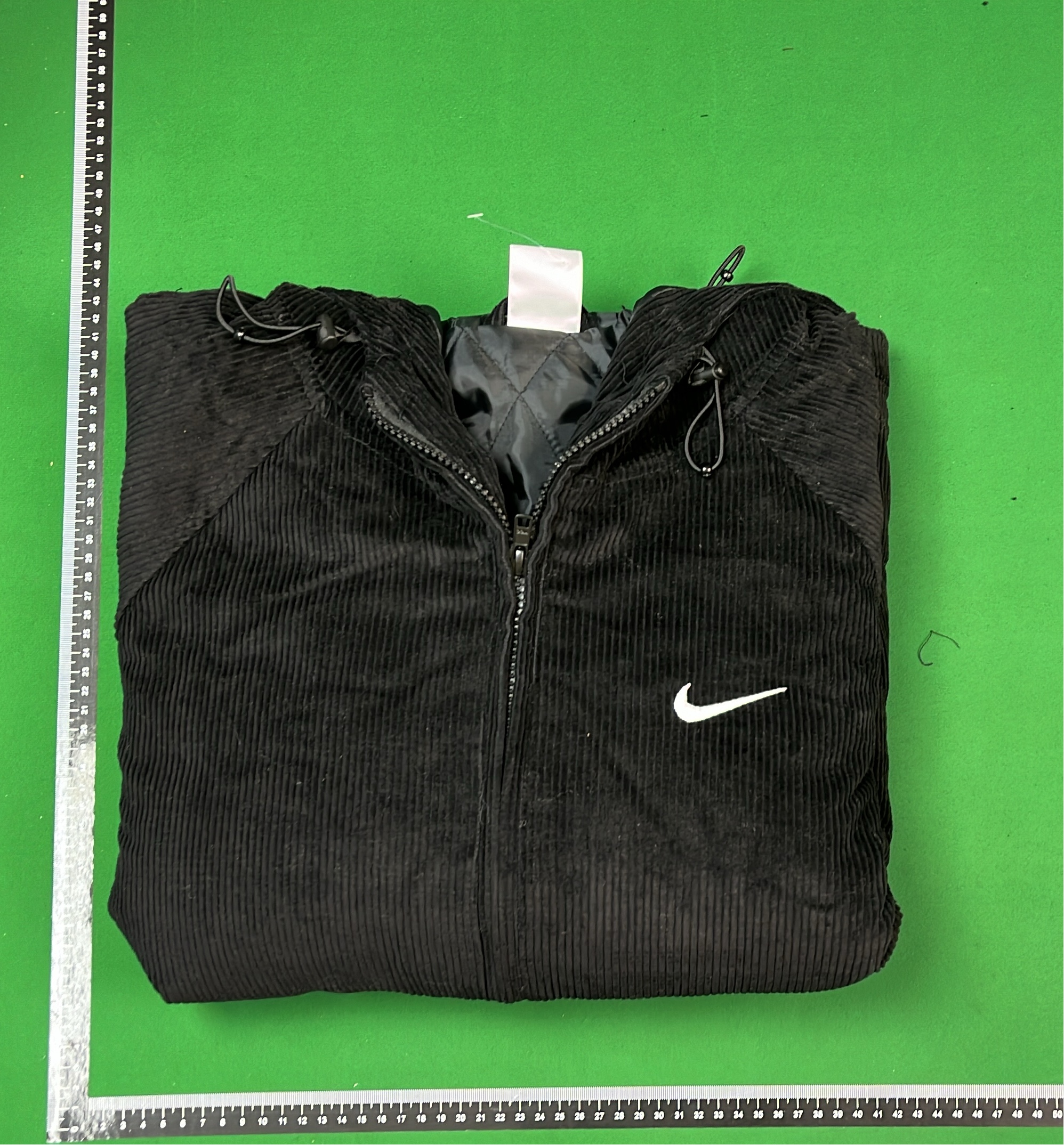 Supreme Nike Black Corduroy Hooded Jacket