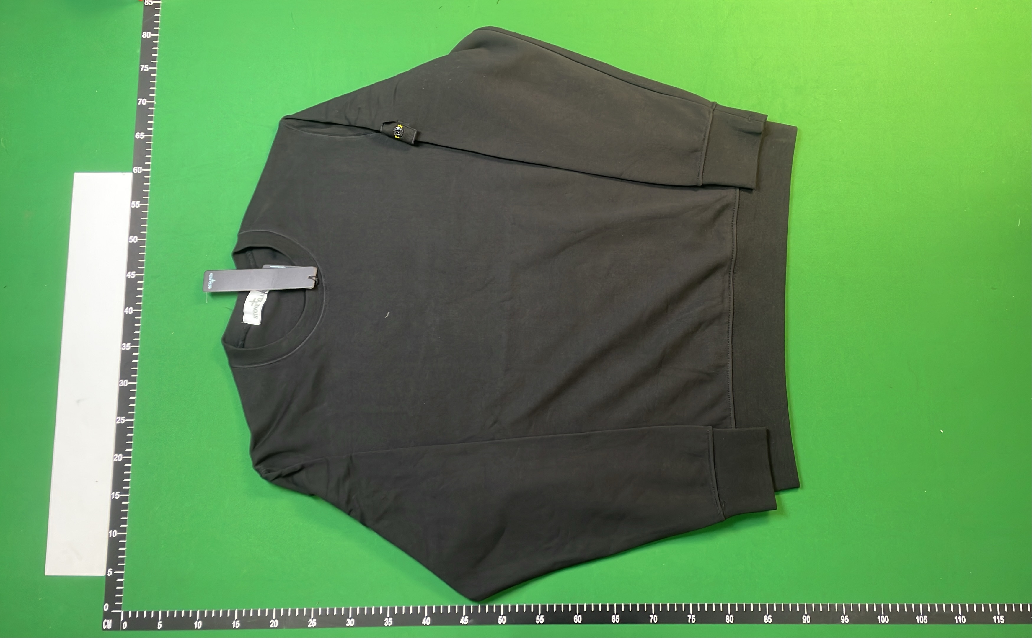 Stone Island Black Crewneck Sweatshirt