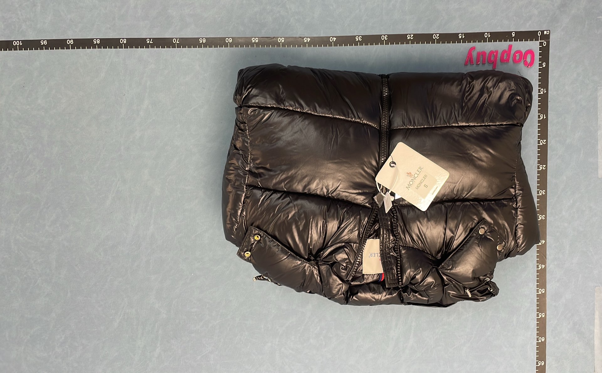 Moncler White Puffer Jacket with Hood