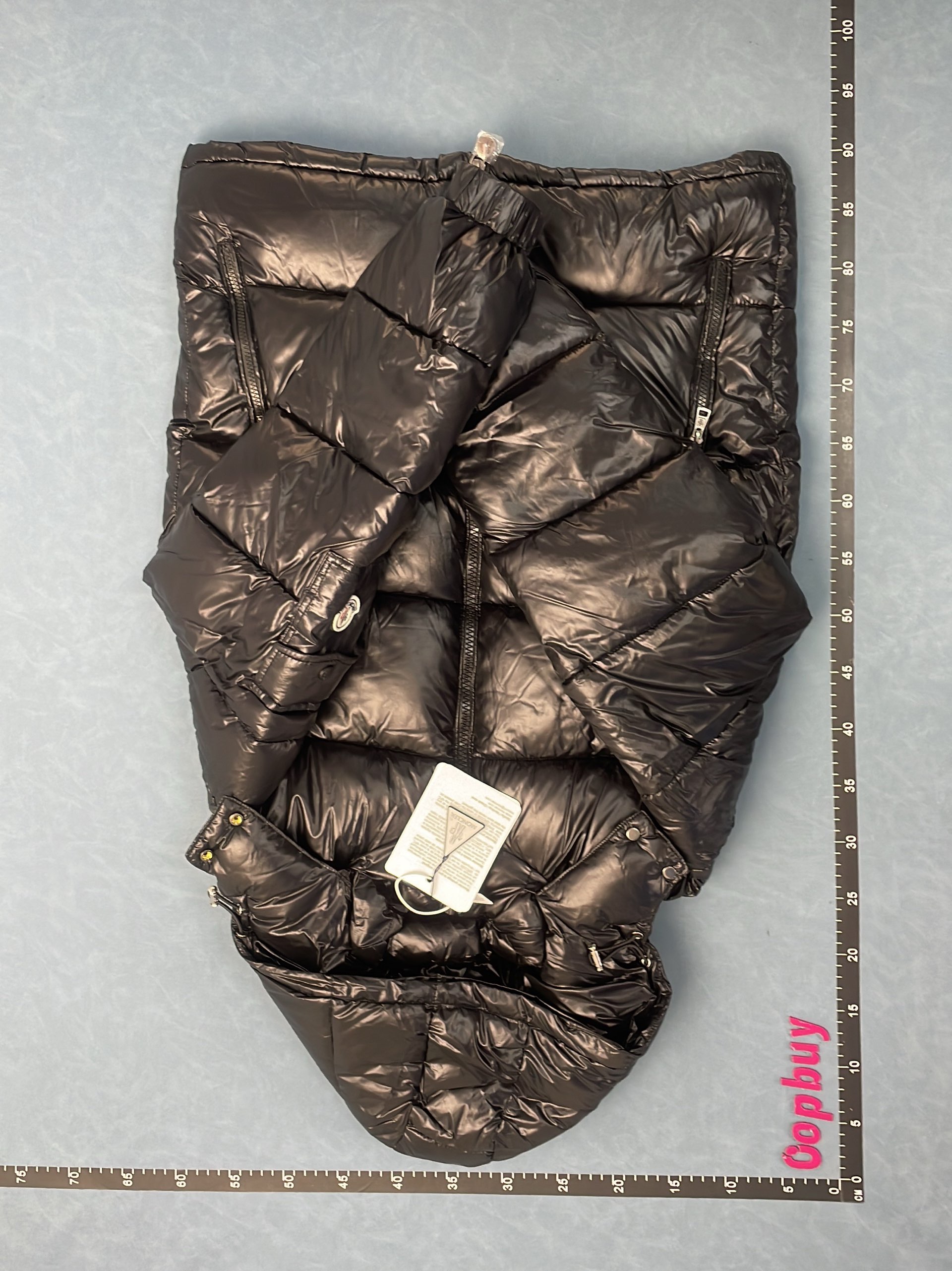 Moncler White Puffer Jacket with Hood